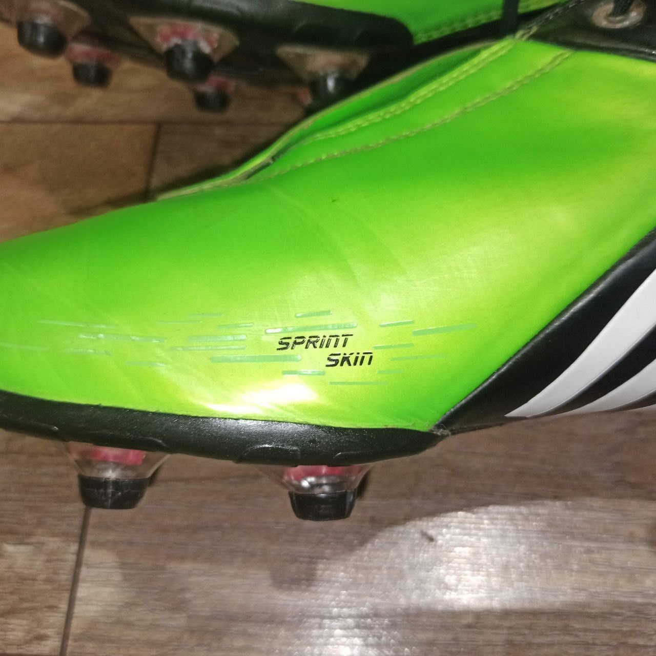 Adidas × Vintage Vintage Adidas F50 Tunit Soccer Cleats Football Boots Green Size US 12.5 / EU 45-46 - 6 Thumbnail