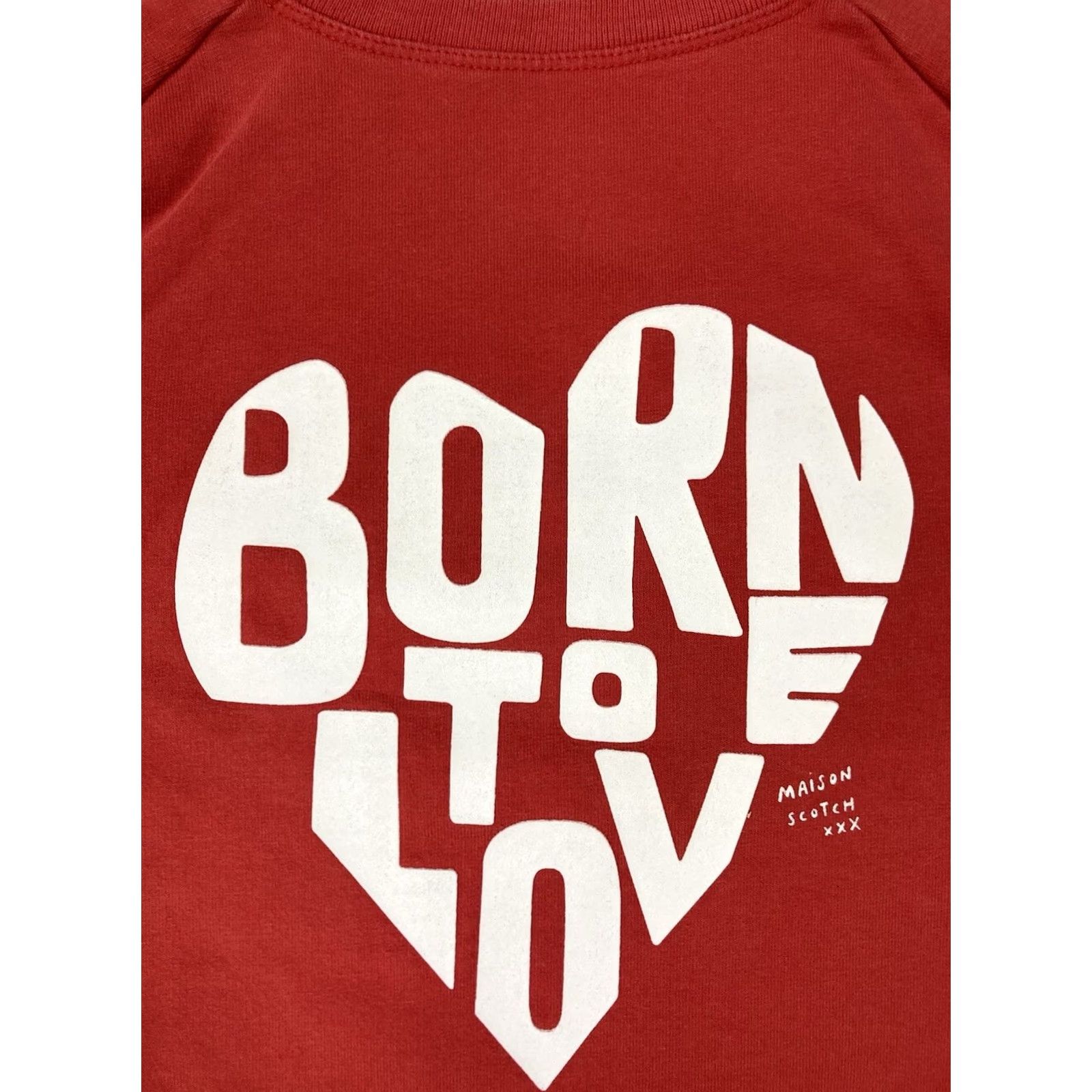 Scotch & Soda SCOTCH & SODA Crewneck Sweatshirt Women XS Red Logo Graphic Size XS / US 0-2 / IT 36-38 - 2 Thumbnail