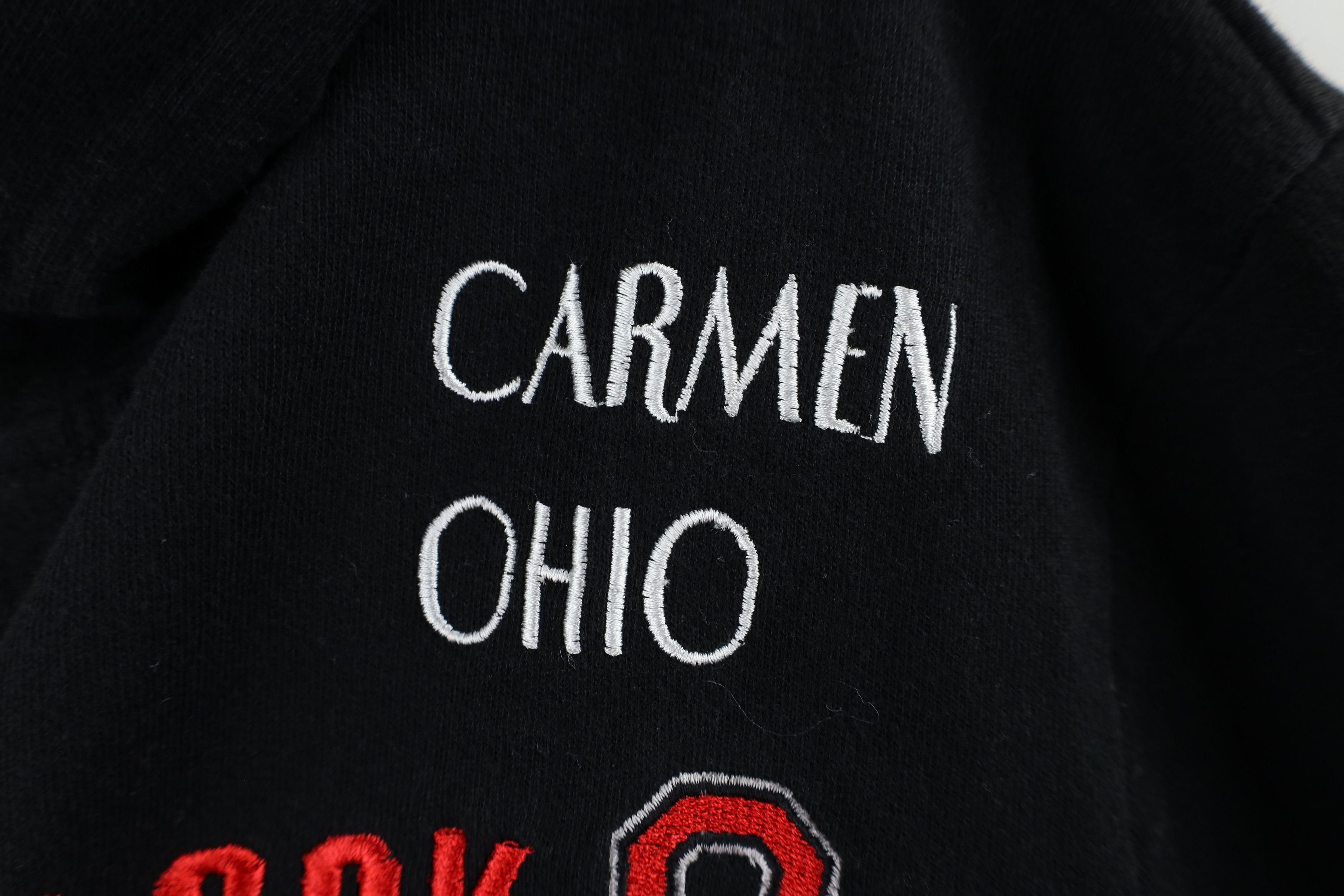 Vintage Vintage 90s Ohio State University Football Full Zip Hoodie Size XL / US 12-14 / IT 48-50 - 4 Thumbnail