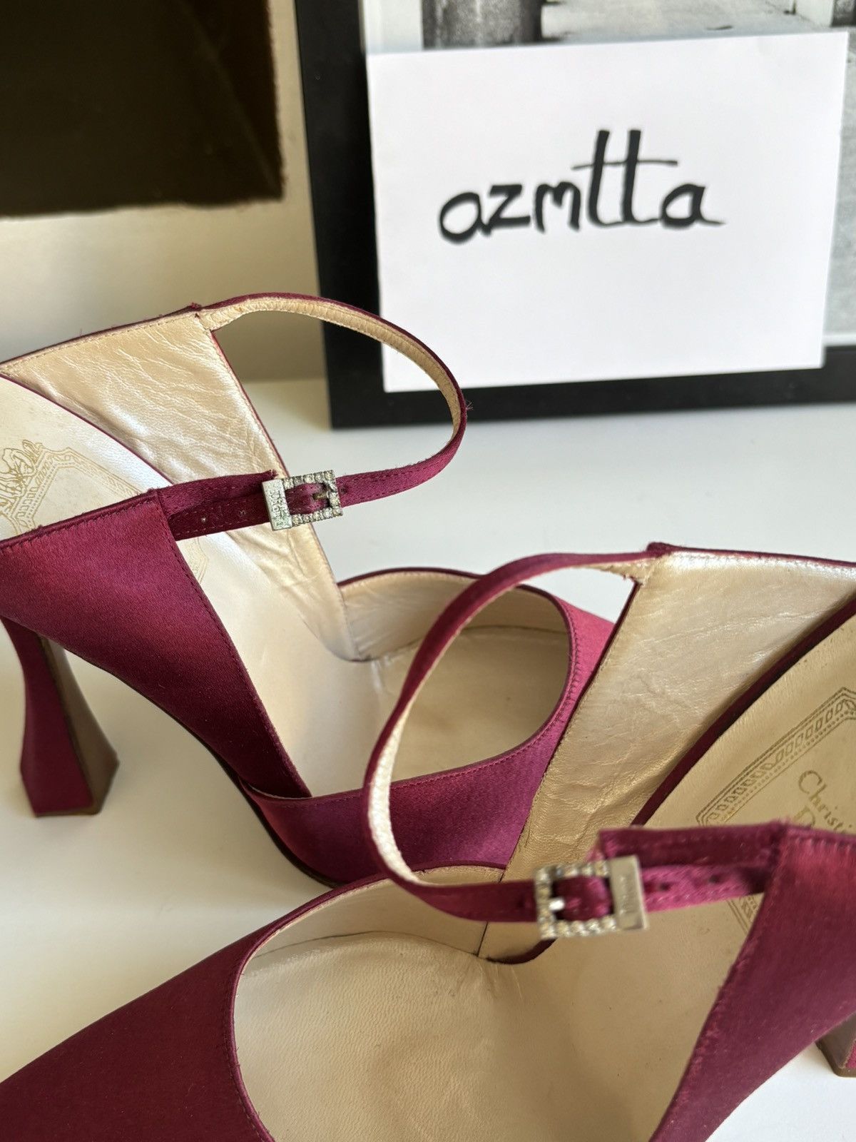 Dior Dior 1996 silk heels Size US 8.5 / IT 38.5 - 9 Thumbnail