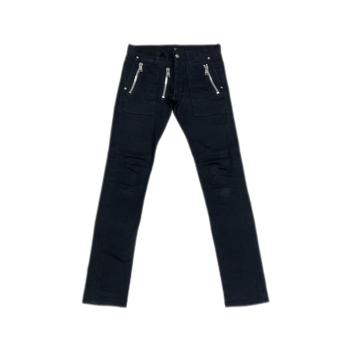 99%IS- 🔥Rare 99%IS Multi Zipper Denim Punk Size US 30 / EU 46 - 1 Thumbnail