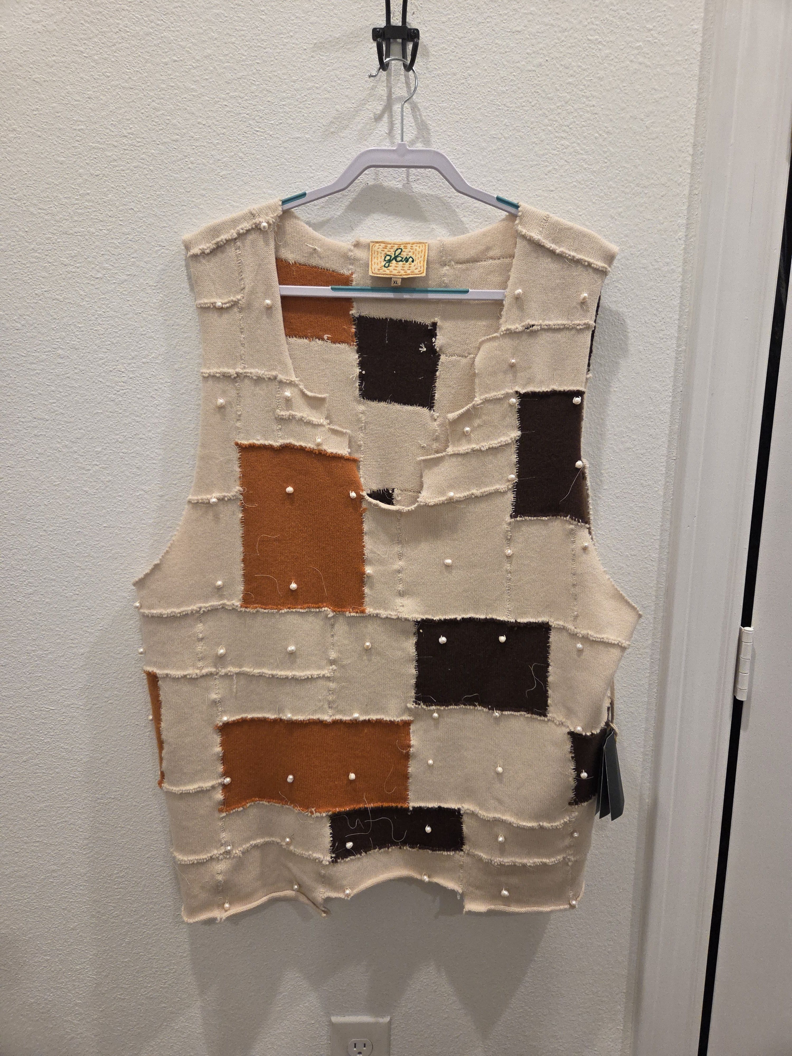 Glass Cypress Deconstructed pearl vest Size US XL / EU 56 / 4 - 1 Thumbnail