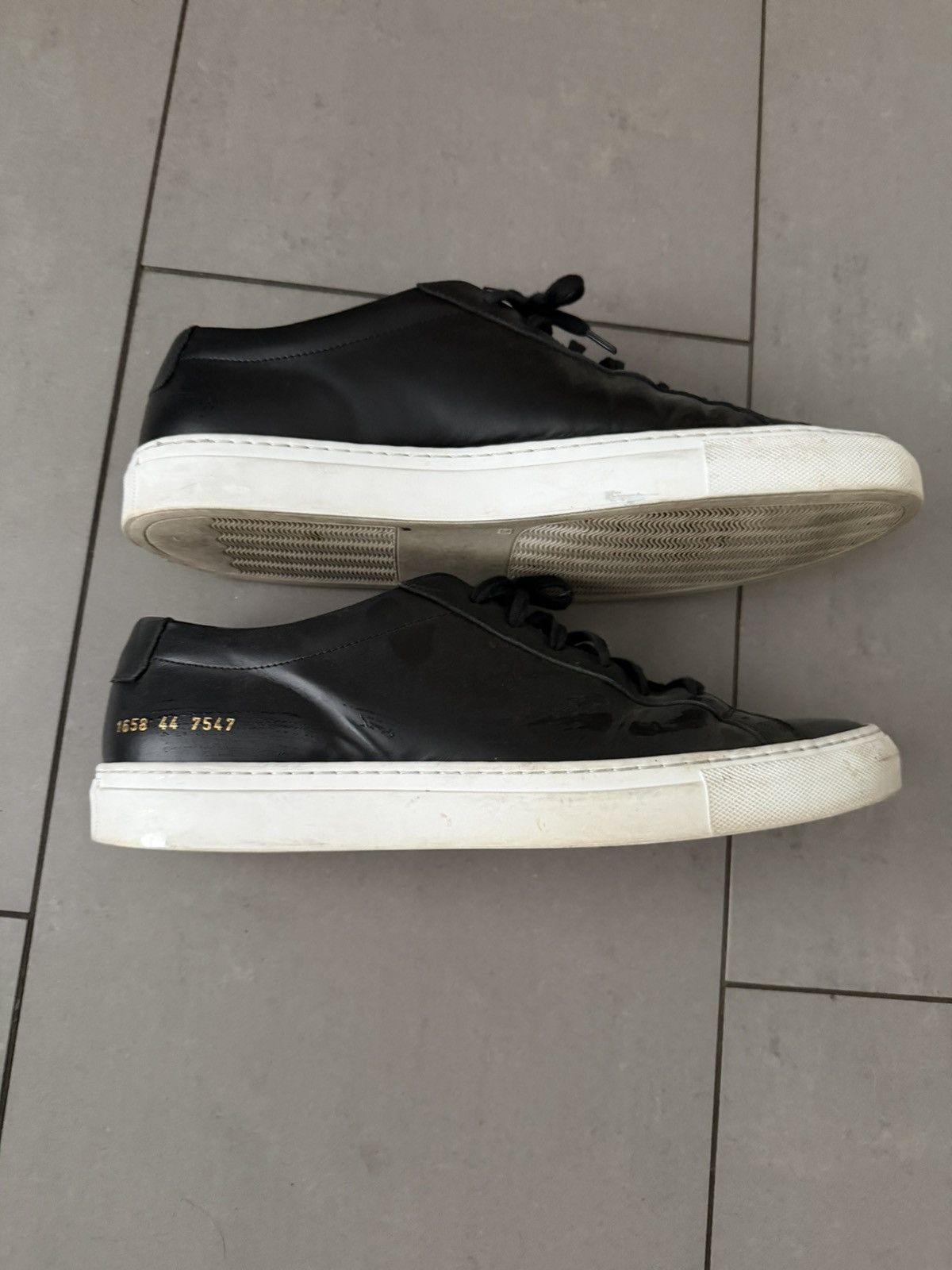 Common Projects Common Projects Black Achilles Size 44 / 11 Size US 11 / EU 44 - 2 Thumbnail
