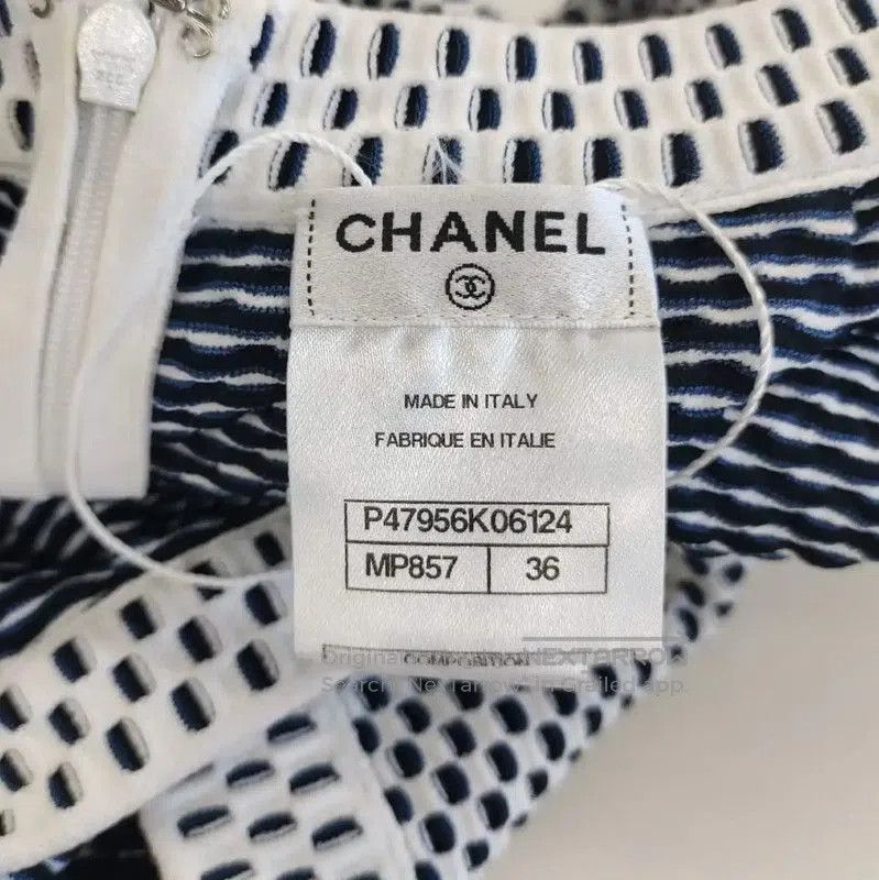 Chanel Chanel Color-Block Womens Skirt . Size 23" - 3 Thumbnail