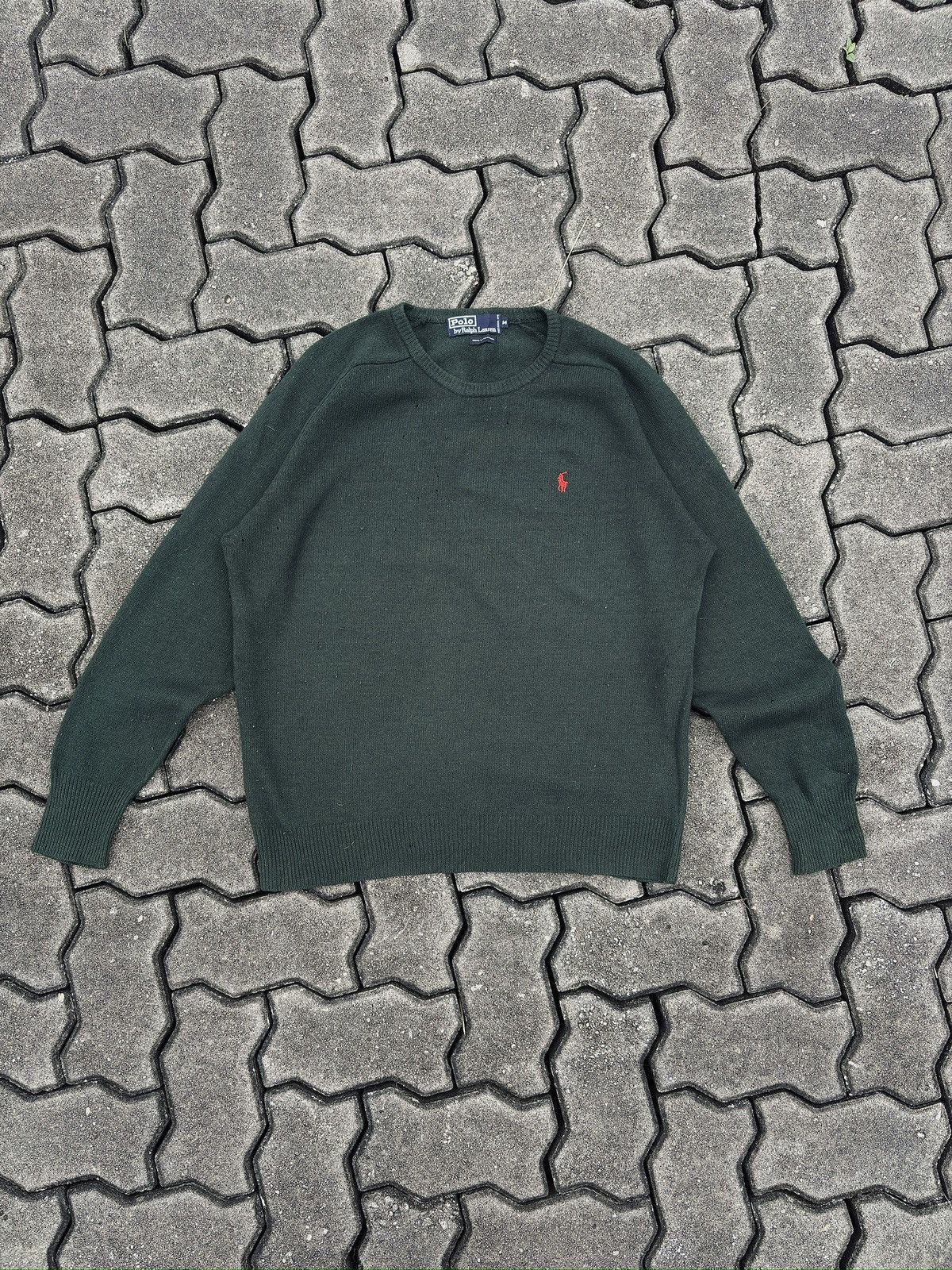 Ralph Lauren Vintage Trashed Polo Ralph Lauren Lambswool Knitwear Sweater Size US M / EU 48-50 / 2 - 1 Thumbnail