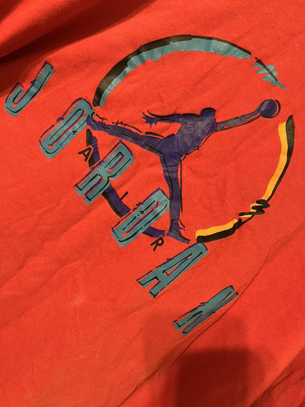 Nike Nike Air Jordan Big Logo Vintage Youth XL T Shirt Size US S / EU 44-46 / 1 - 5 Thumbnail