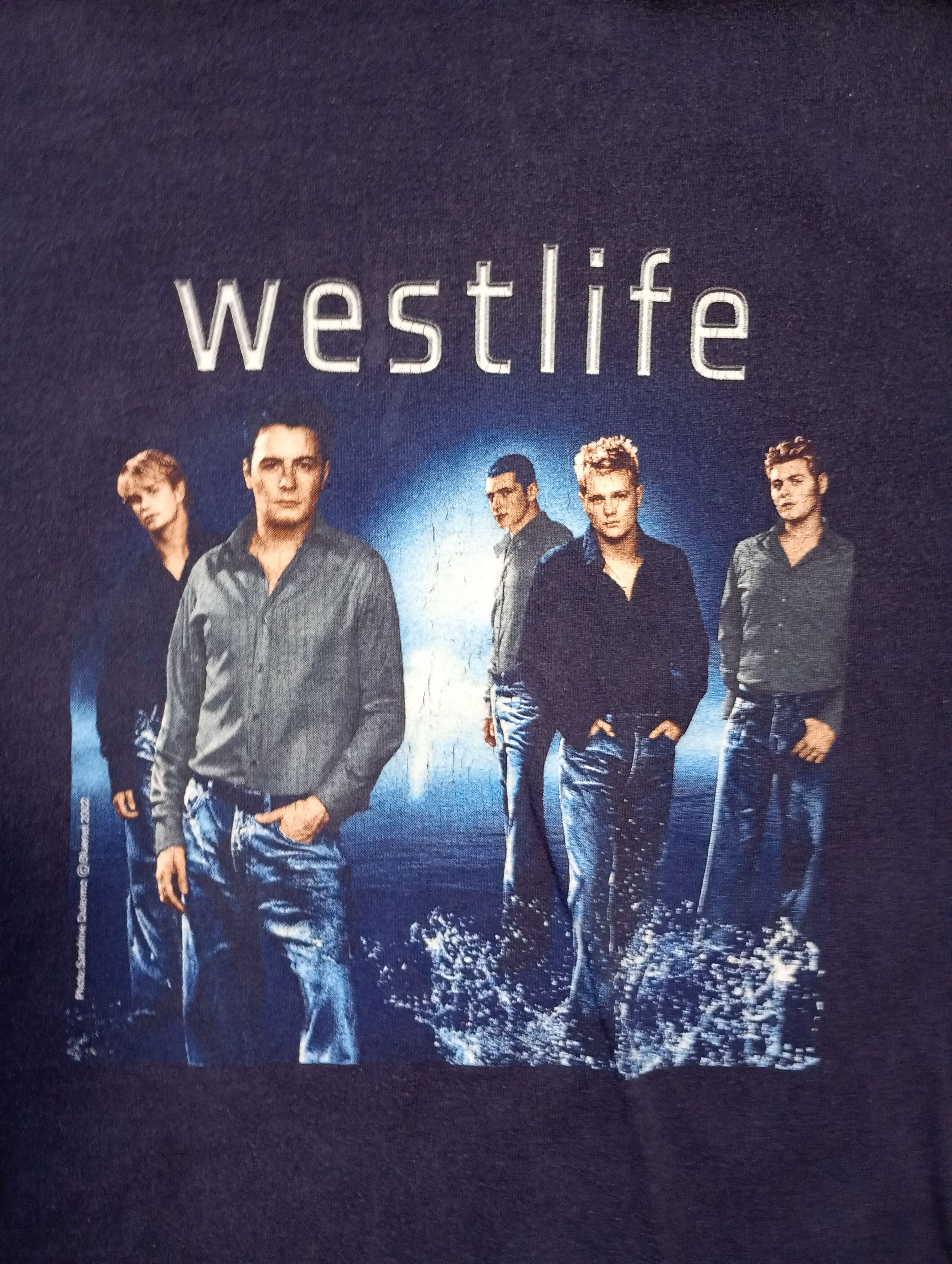 Gildan Westlife World Of Our Own Tour 2002 Gildan T-Shirt Size US L / EU 52-54 / 3 - 5 Thumbnail