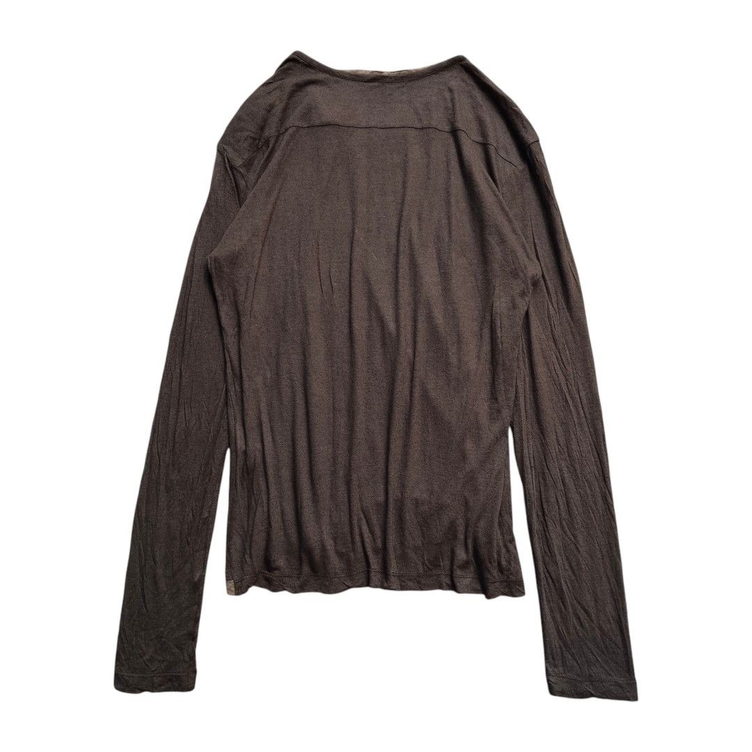 If Six Was Nine Solid Homme layered long sleeve tshirt Size US M / EU 48-50 / 2 - 3 Thumbnail