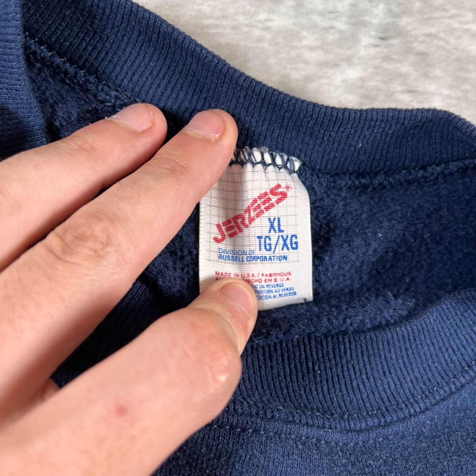 Jerzees Vintage Jerzees blank crewneck Size US XL / EU 56 / 4 - 2 Thumbnail