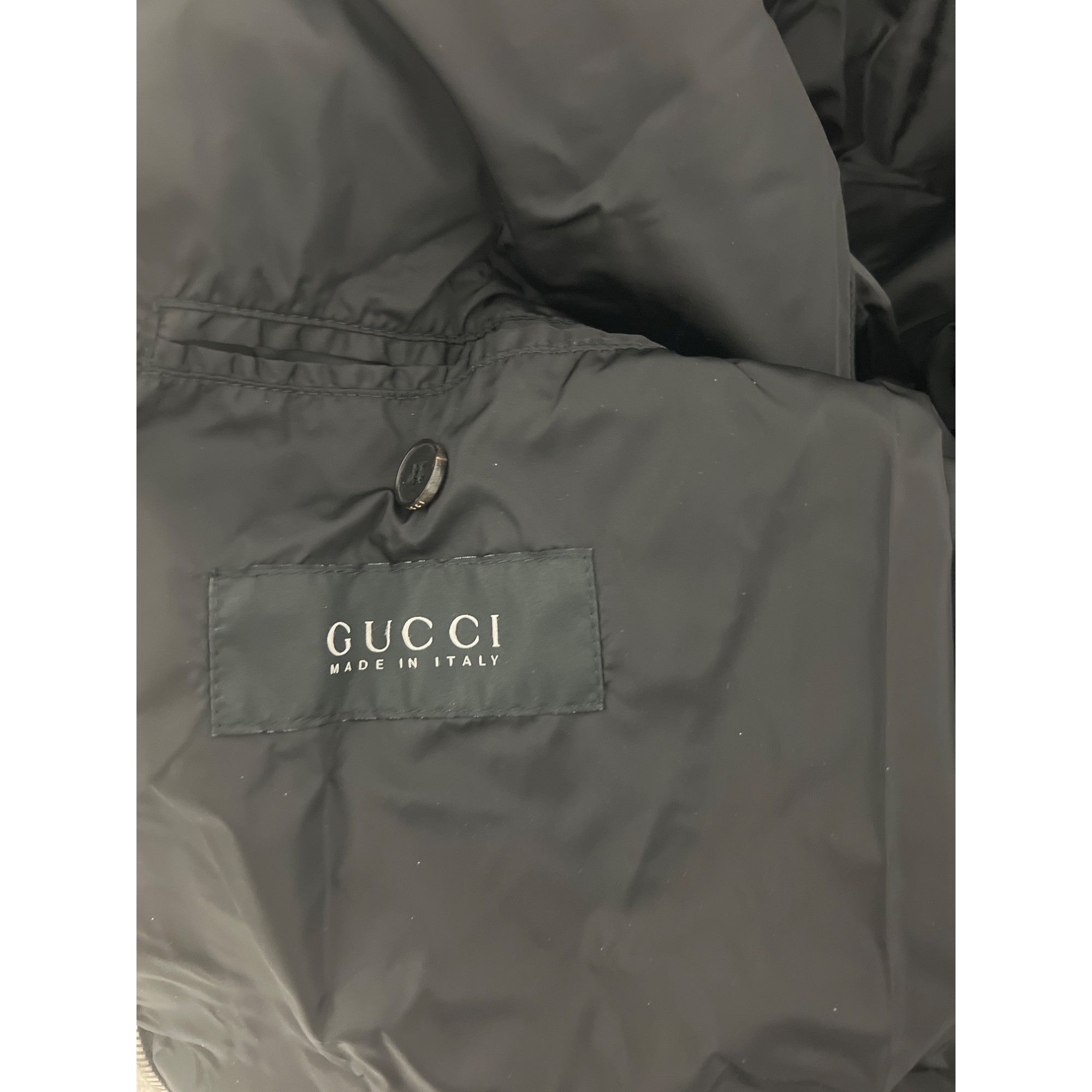 Gucci Vintage Gucci Black Bomber Jacket Size US L / EU 52-54 / 3 - 12 Thumbnail