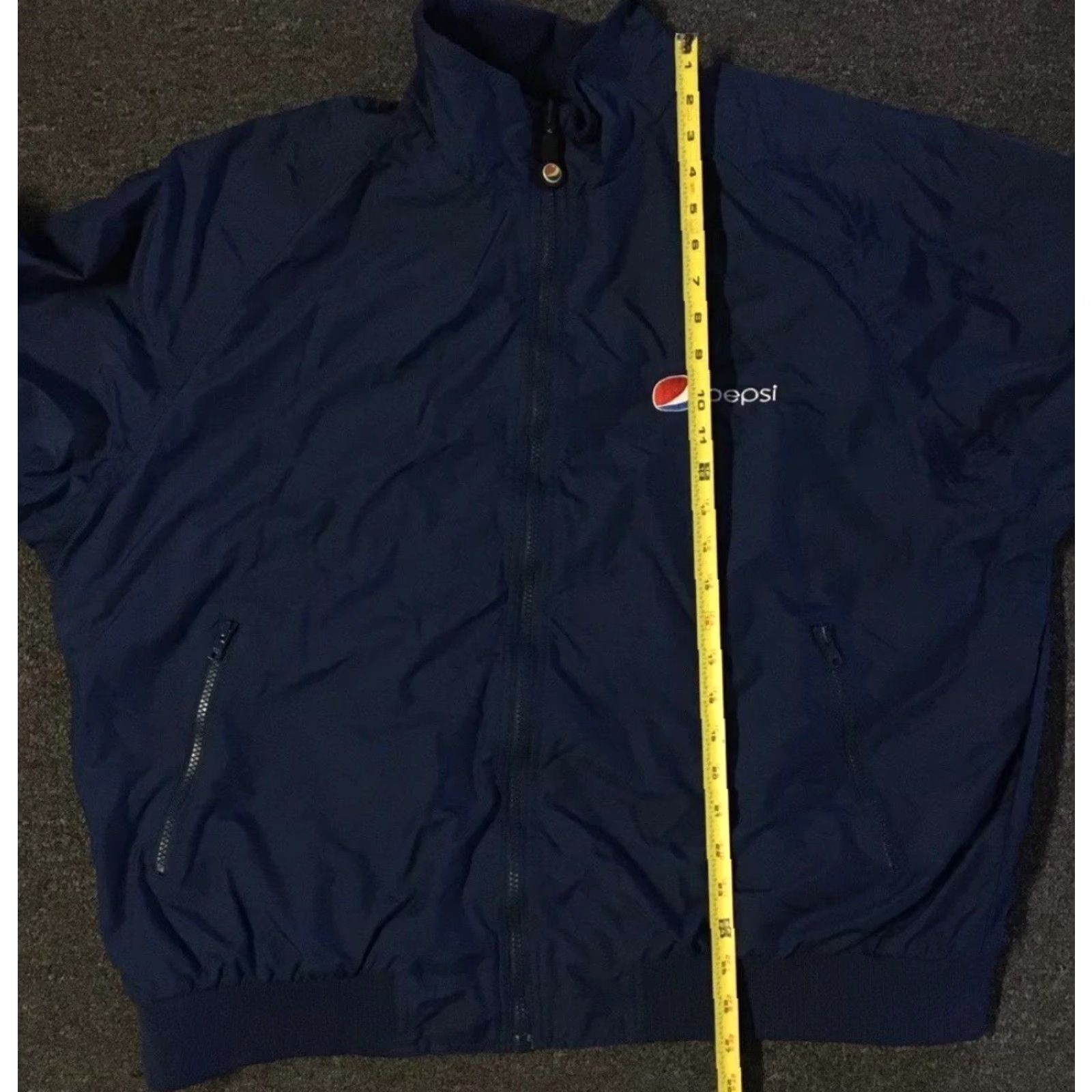 Vintage VINTAGE 90s Pepsi Soda Promo Jacket XXL Boxy Navy Blue Coca Cola Theme Grunge Bomber Jacket Men Large 2XL Size US XXL / EU 58 / 5 - 8 Thumbnail