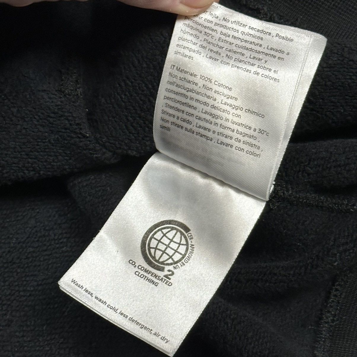 Other Wood Wood Jules Sweatshirt Hoodie Black Big Logo Size US L / EU 52-54 / 3 - 10 Thumbnail