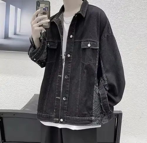 Japanese Brand 💥New Limited Release Side Bandana Denim Jacket Size US M / EU 48-50 / 2 - 7 Thumbnail