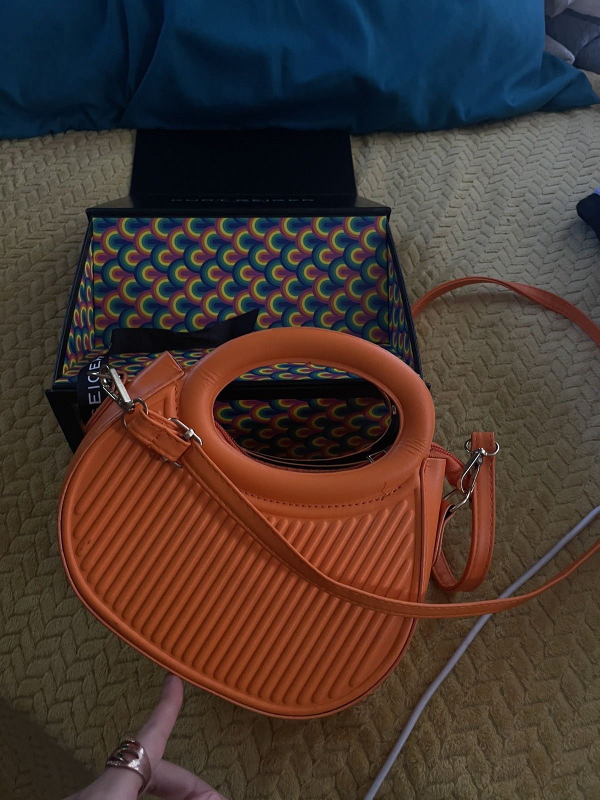 Kurt Geiger Orange Kurt Geiger cross body bag Size ONE SIZE - 2 Thumbnail