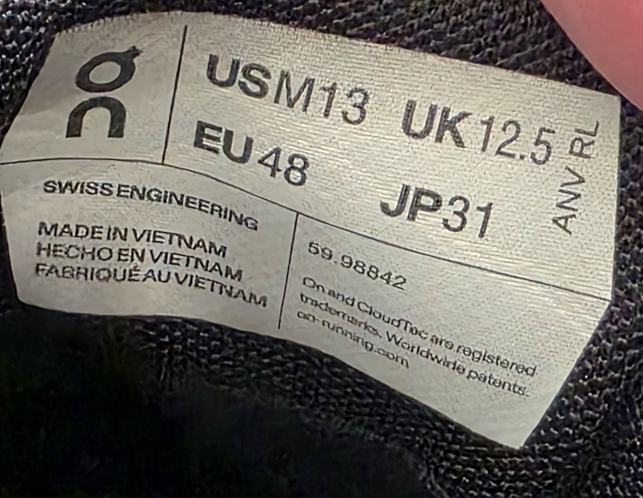 On On Cloud running Triple Black Men's Running Shoes Size 13 Size US 13 / EU 46 - 10 Thumbnail