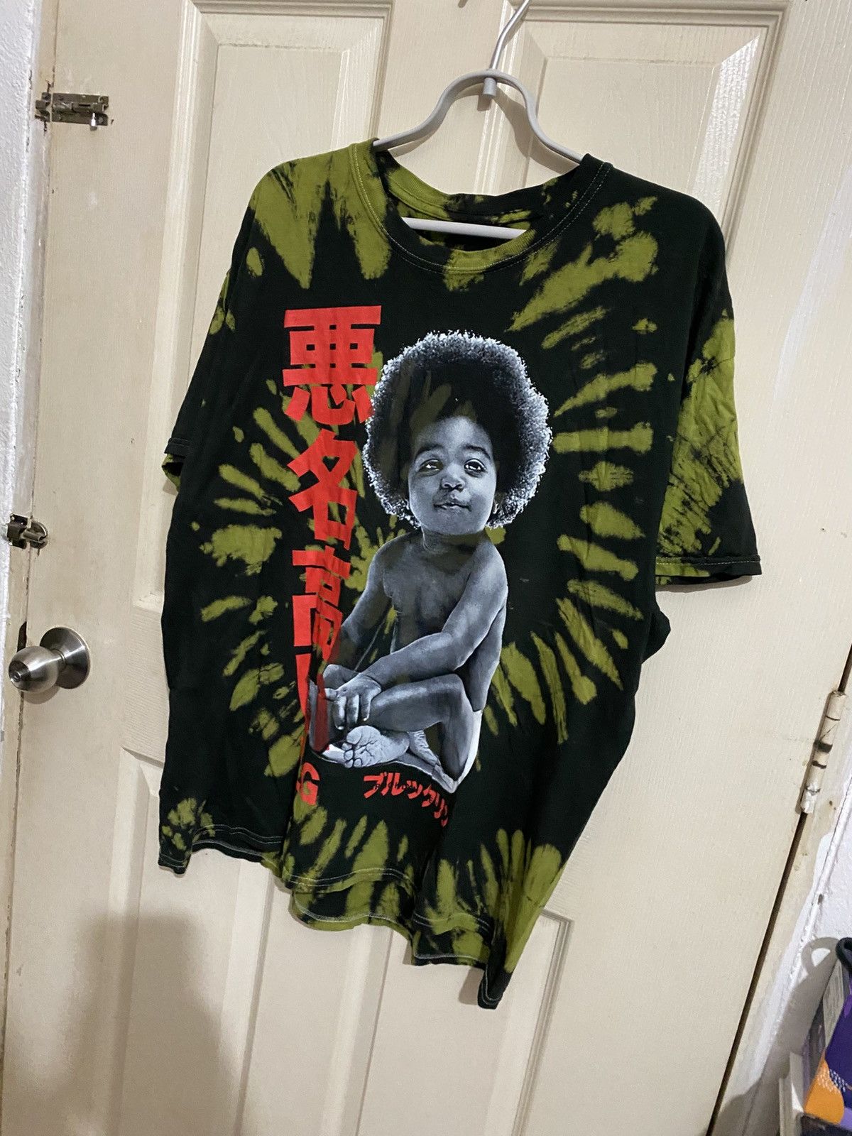 Band Tees Notorious B.I.G. Tie-Dye Graphic Tee – Biggie Baby Photo Size US XL / EU 56 / 4 - 4 Thumbnail