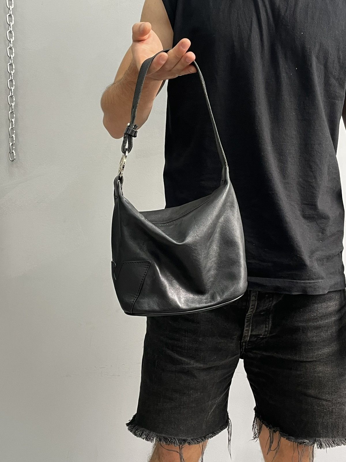 Emporio Armani Rare avant garde Emporio Armani leather bag y2k Size ONE SIZE - 1 Thumbnail
