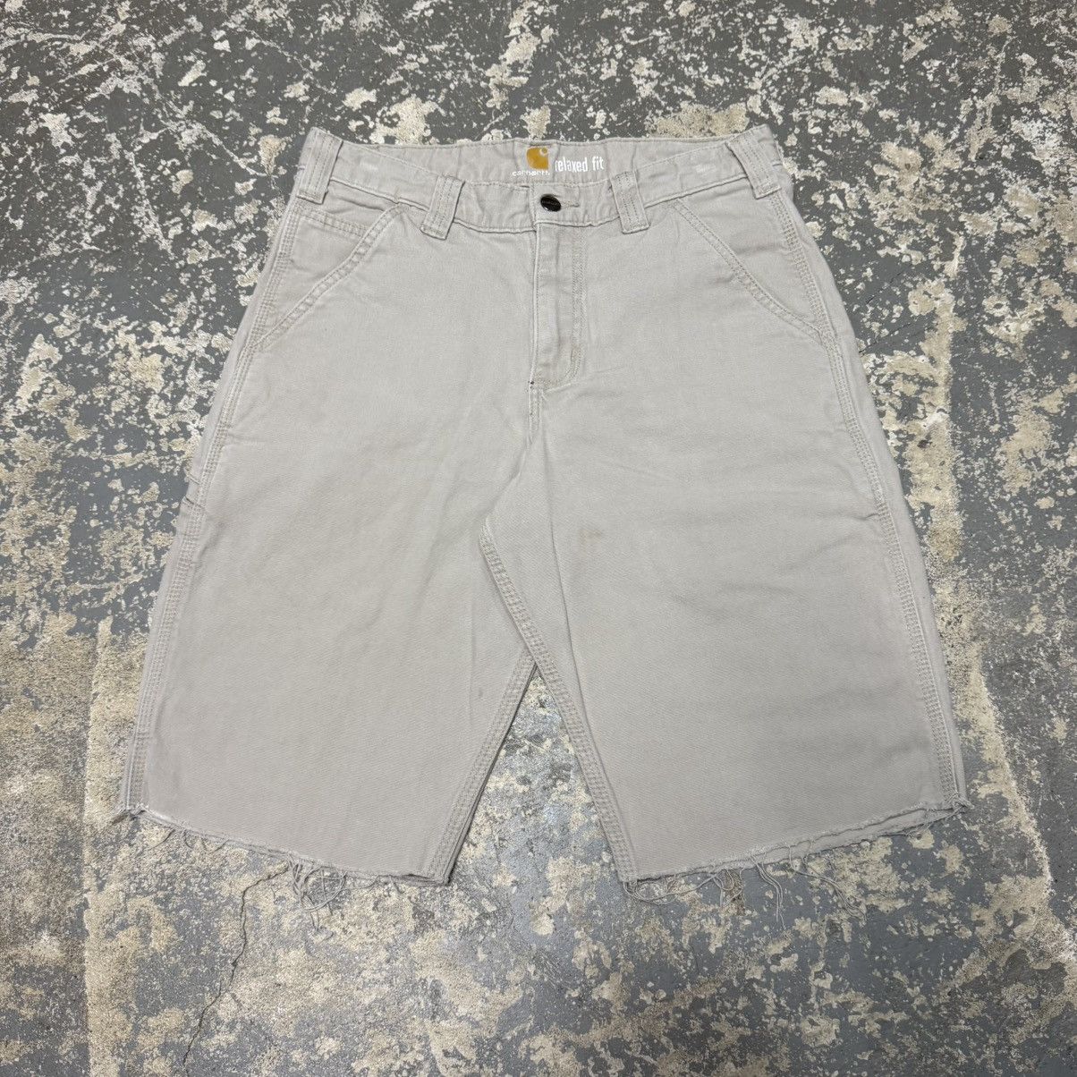 Carhartt Vintage Carhartt Tan/Cream Workwear Shorts Jorts Size US 30 / EU 46 - 3 Thumbnail