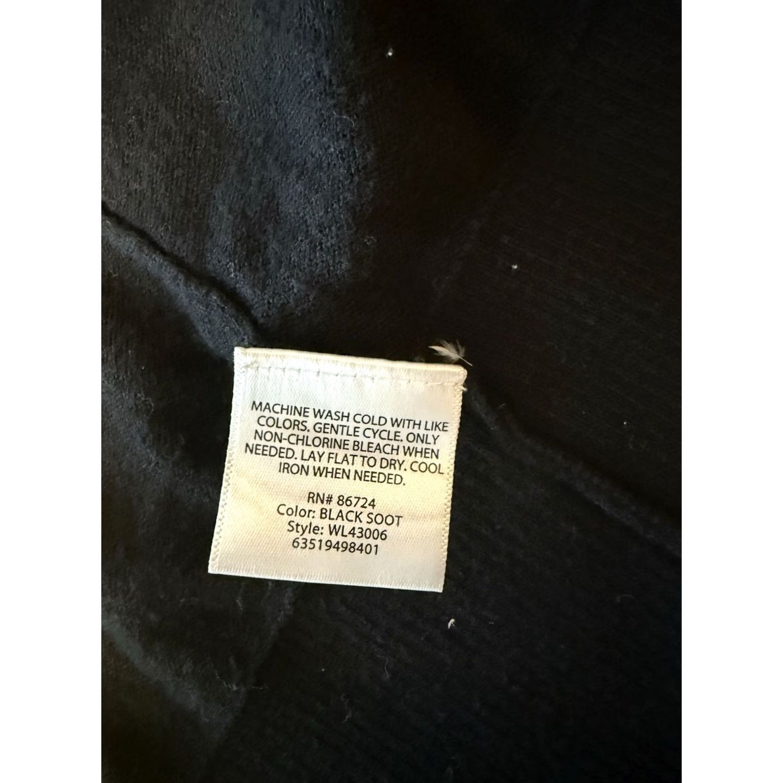 Vintage White Stag Womens Sweater Size L Black Open Cardigan Minimal Basic Dark Academia Poetry Size L / US 10 / IT 46 - 5 Thumbnail