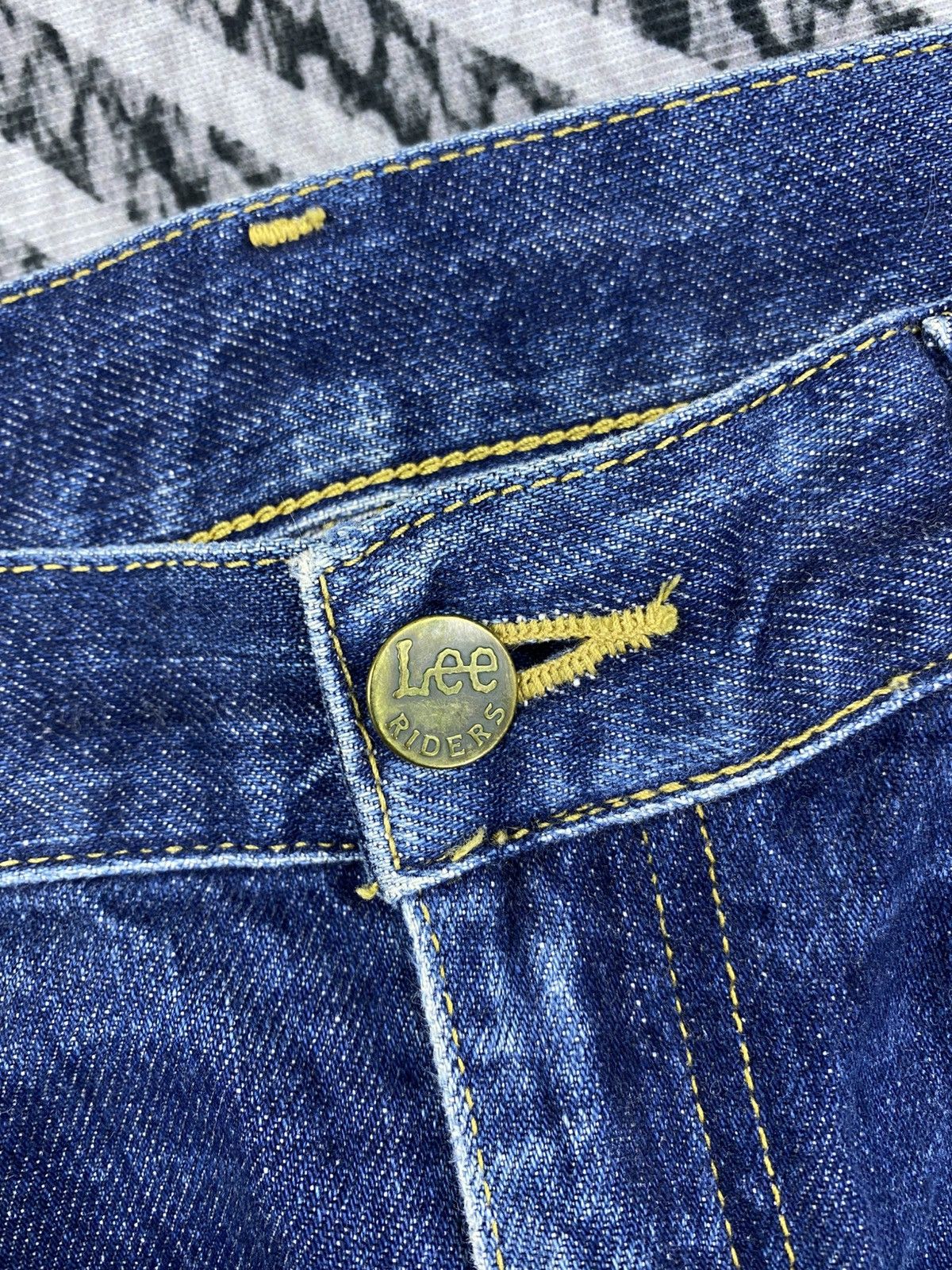Lee Vintage LEE Blue Wash Distressed Denim Pants Size US 34 / EU 50 - 12 Thumbnail