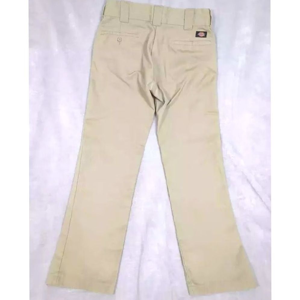 Dickies Dickies Slim Straight Chino Pants Mens 32x30 Beige Cotton Blend Zip Fly Size US 32 / EU 48 - 3 Thumbnail
