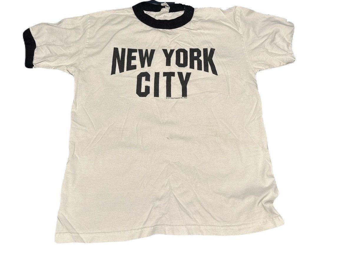 Vintage Vintage John Lennon NYC T-shirt Size US M / EU 48-50 / 2 - 1 Thumbnail