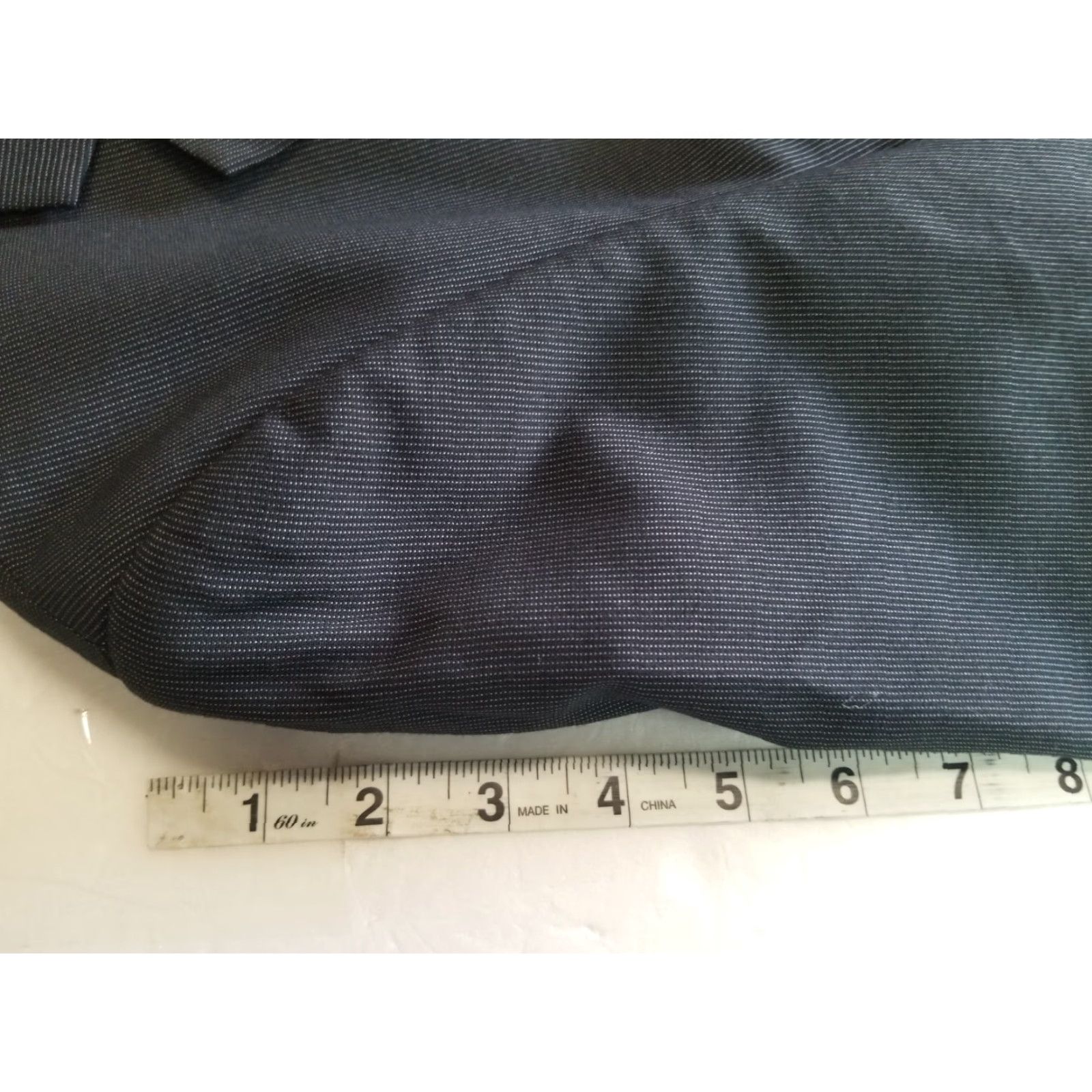 En Noir Renoir Men’s 40R Slim Fit Two-Button Notch Lapel Black Wool Suit Jacket Blazer Regular Size 40r Size 40R - 7 Thumbnail