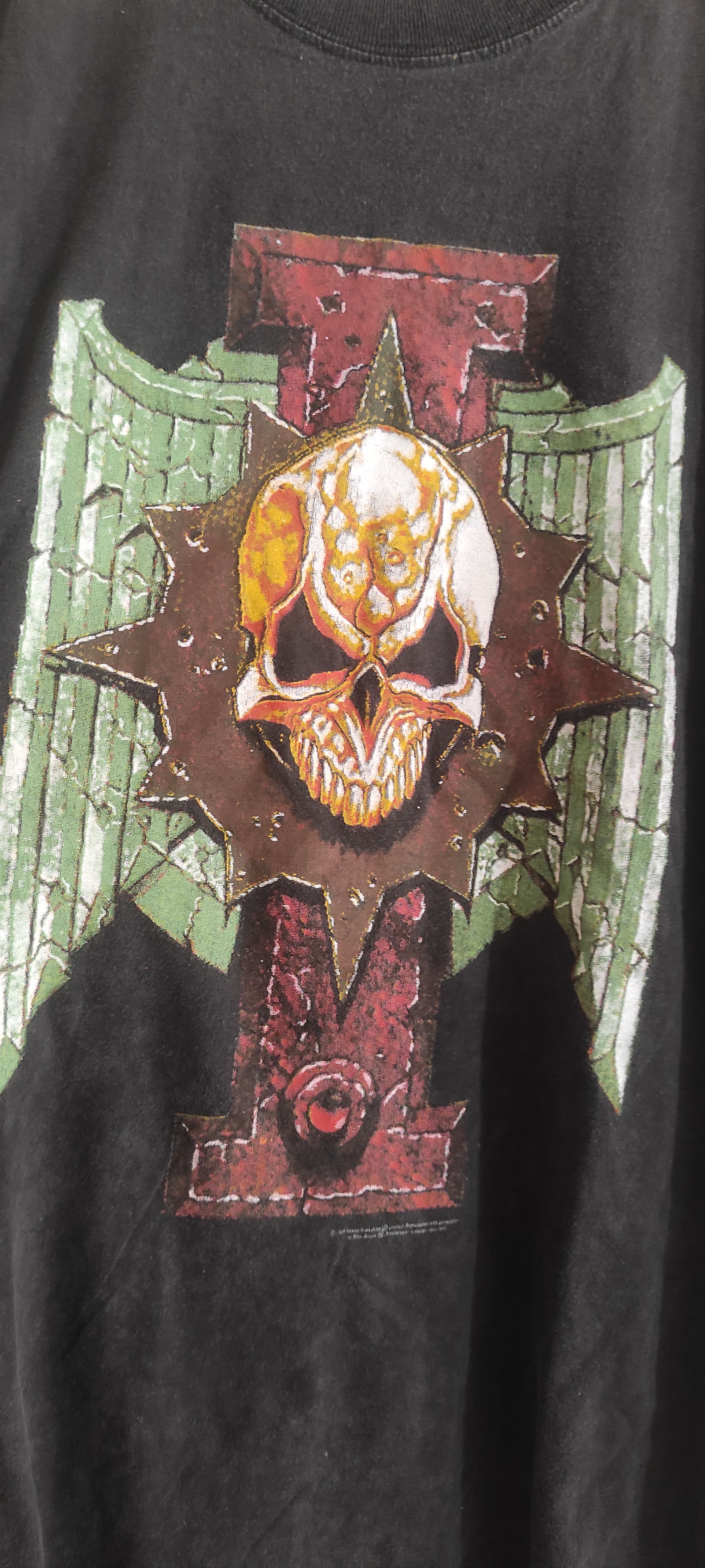 Vintage Warhammer Blue Grape Tee 1997 Innocence Proves Nothing Size US L / EU 52-54 / 3 - 9 Thumbnail