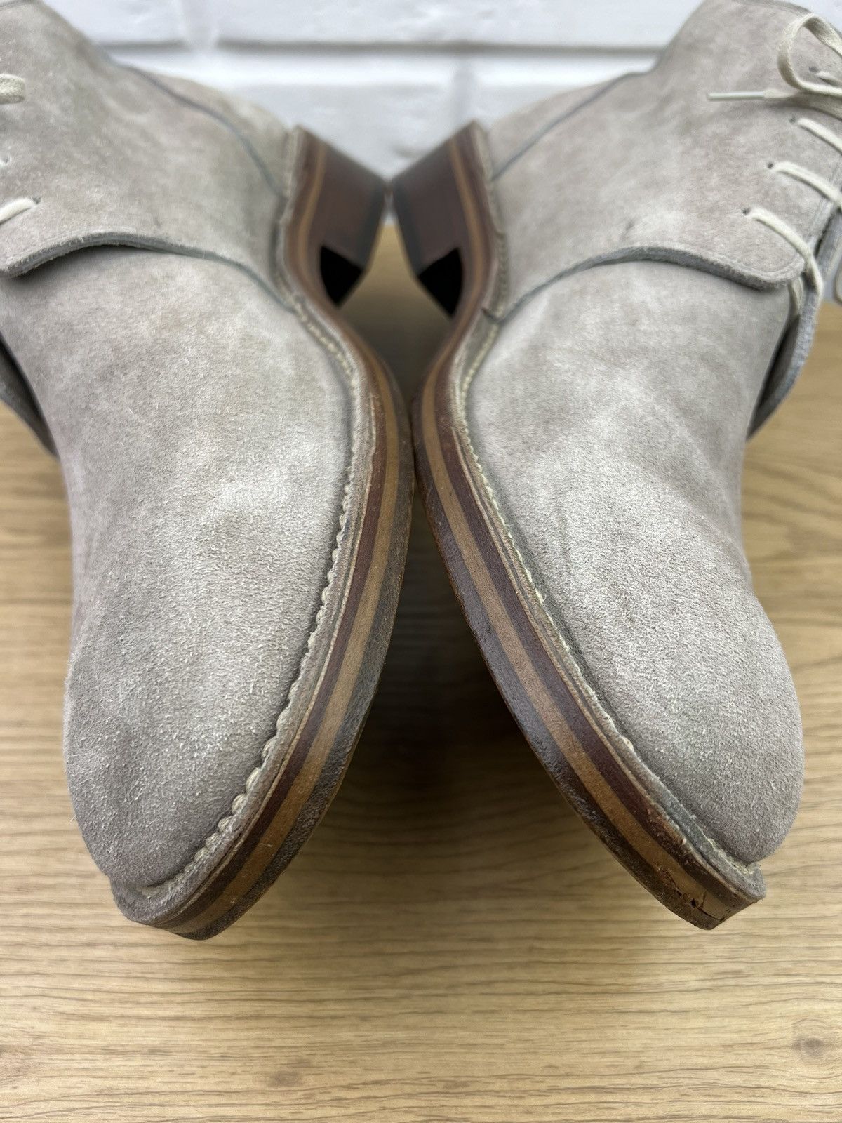 Jil Sander JIL SANDER Boots Suede Desert Shoes Lace Up Gray Men’s Size US 11 / EU 44 - 9 Thumbnail