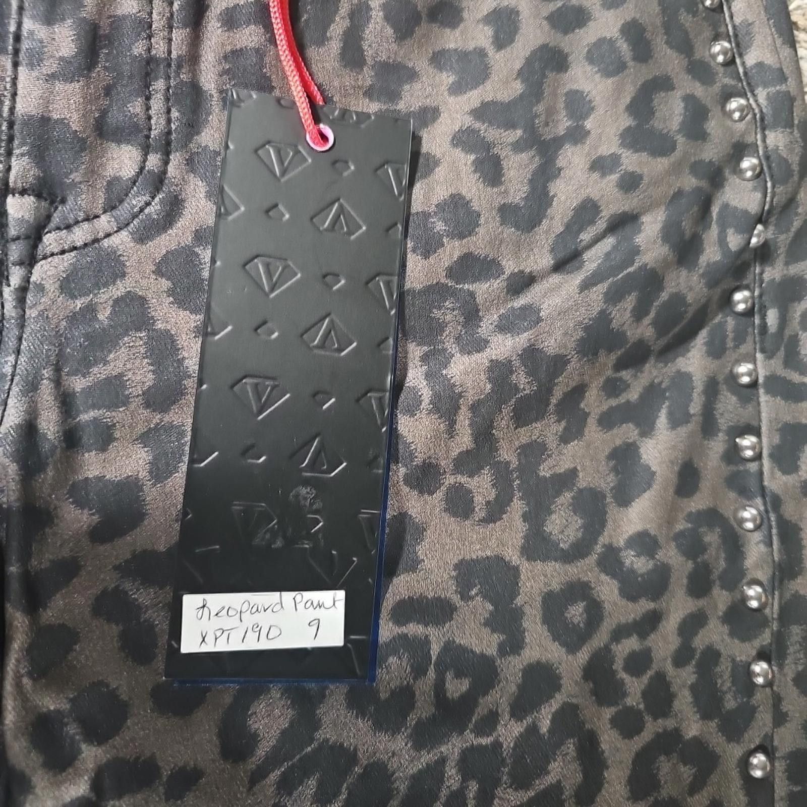 Vertabrae VBRT Leopard Print Sz 9 Pants NWT NWD Size 30" / US 8 / IT 44 - 4 Thumbnail