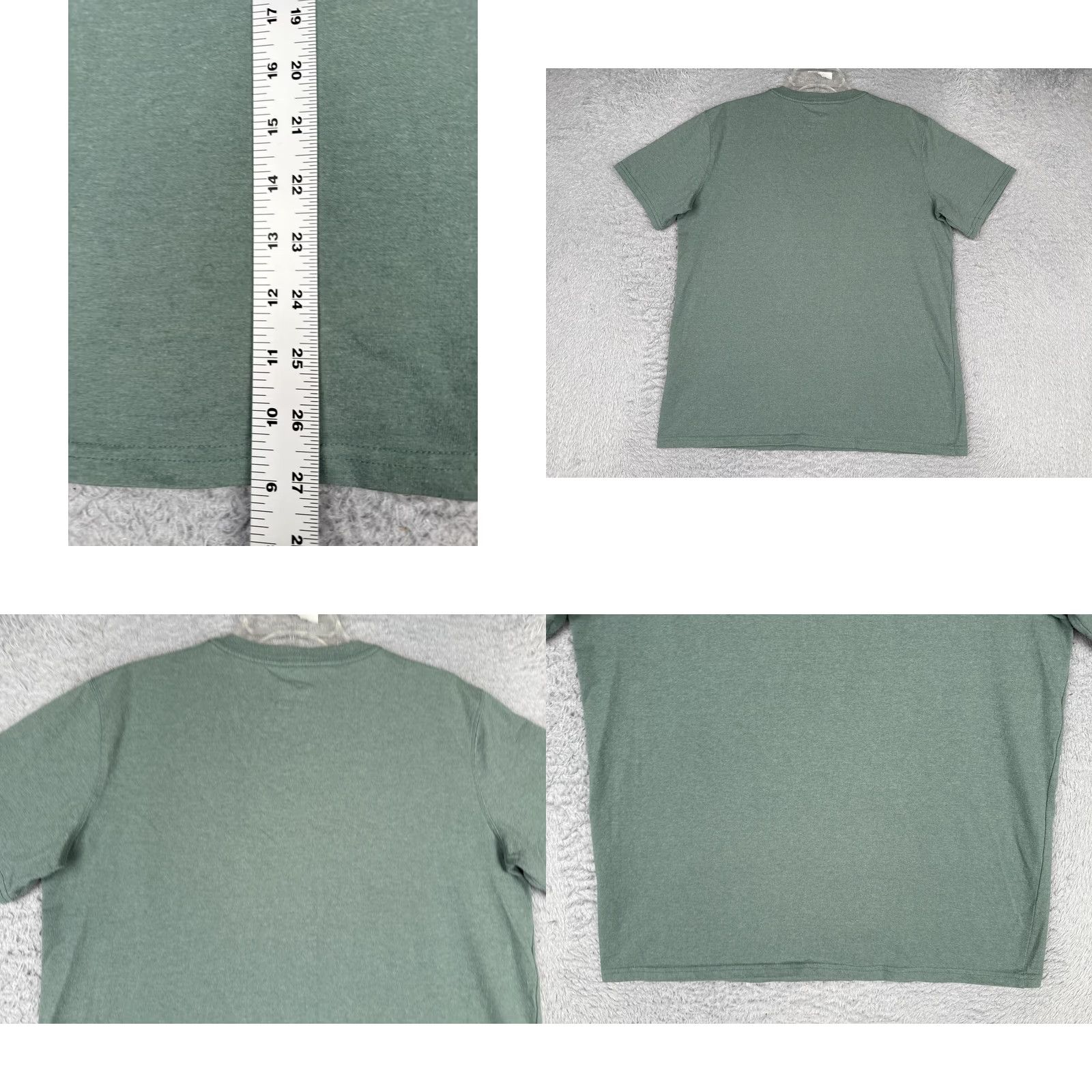 Carhartt Carhartt Shirt Womens L Green Short Sleeve Crew Neck Pocket T-Shirt Size L / US 10 / IT 46 - 9 Thumbnail