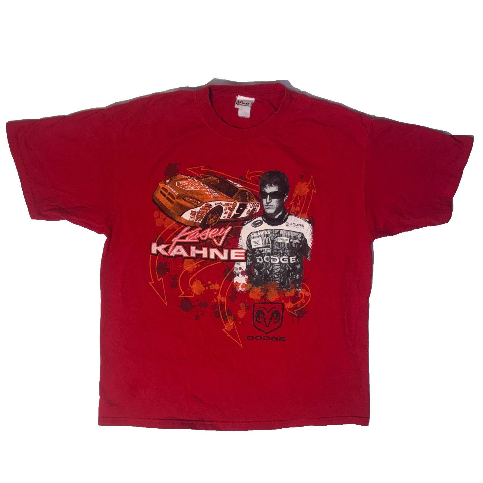 Chase Authentics Vintage Kasey Kahne NASCAR Dodge Racing Tee XL by Chase Auth Size US XL / EU 56 / 4 - 1 Thumbnail