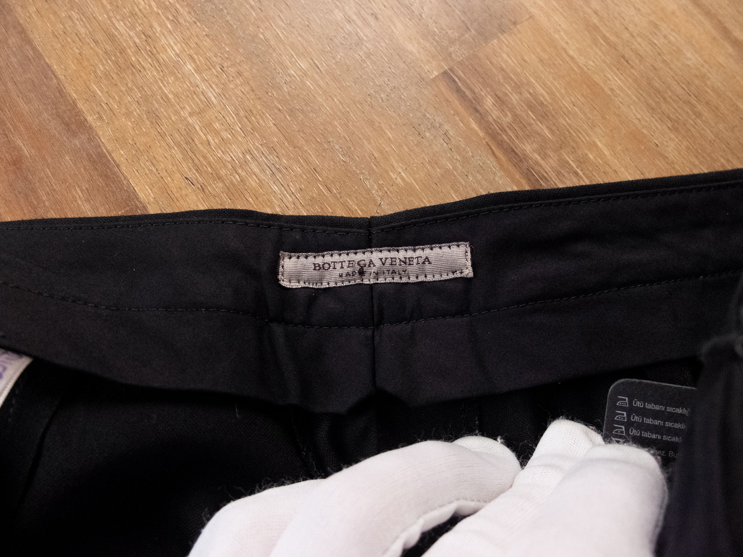 Bottega Veneta BOTTEGA VENETA vintage black wool blend pants trousers 40 q Size 27" / US 4 / IT 40 - 4 Thumbnail
