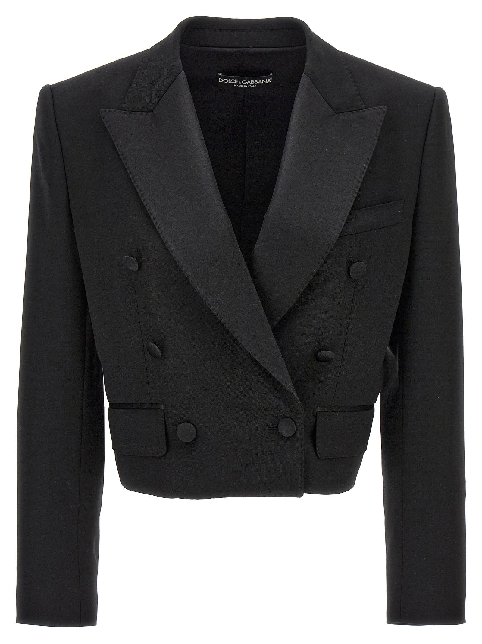 'Tuxedo' Crop Blazer