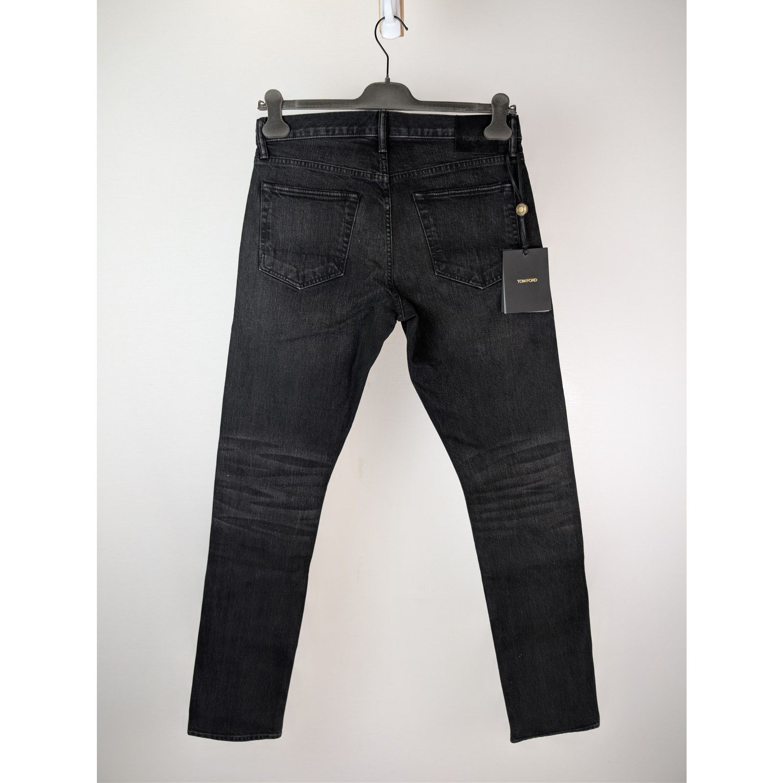 Tom Ford o1rshd1 Slim-Fit Denim Jeans in Black Size US 32 / EU 48 - 10 Thumbnail