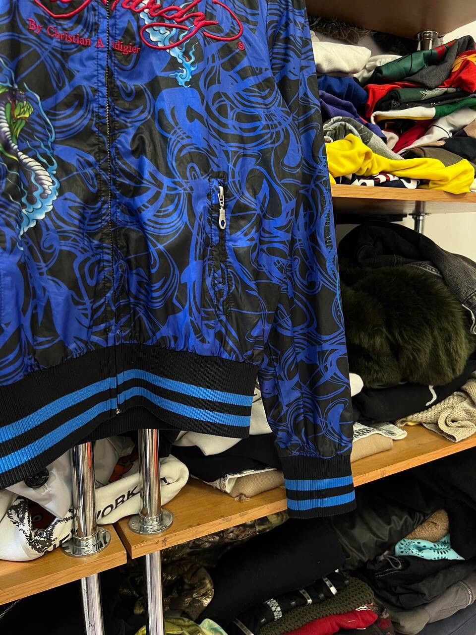 Ed Hardy Chritian Audigier Ed Hardy Fullprint Glamour Y2K Jacket Size M / US 6-8 / IT 42-44 - 4 Thumbnail