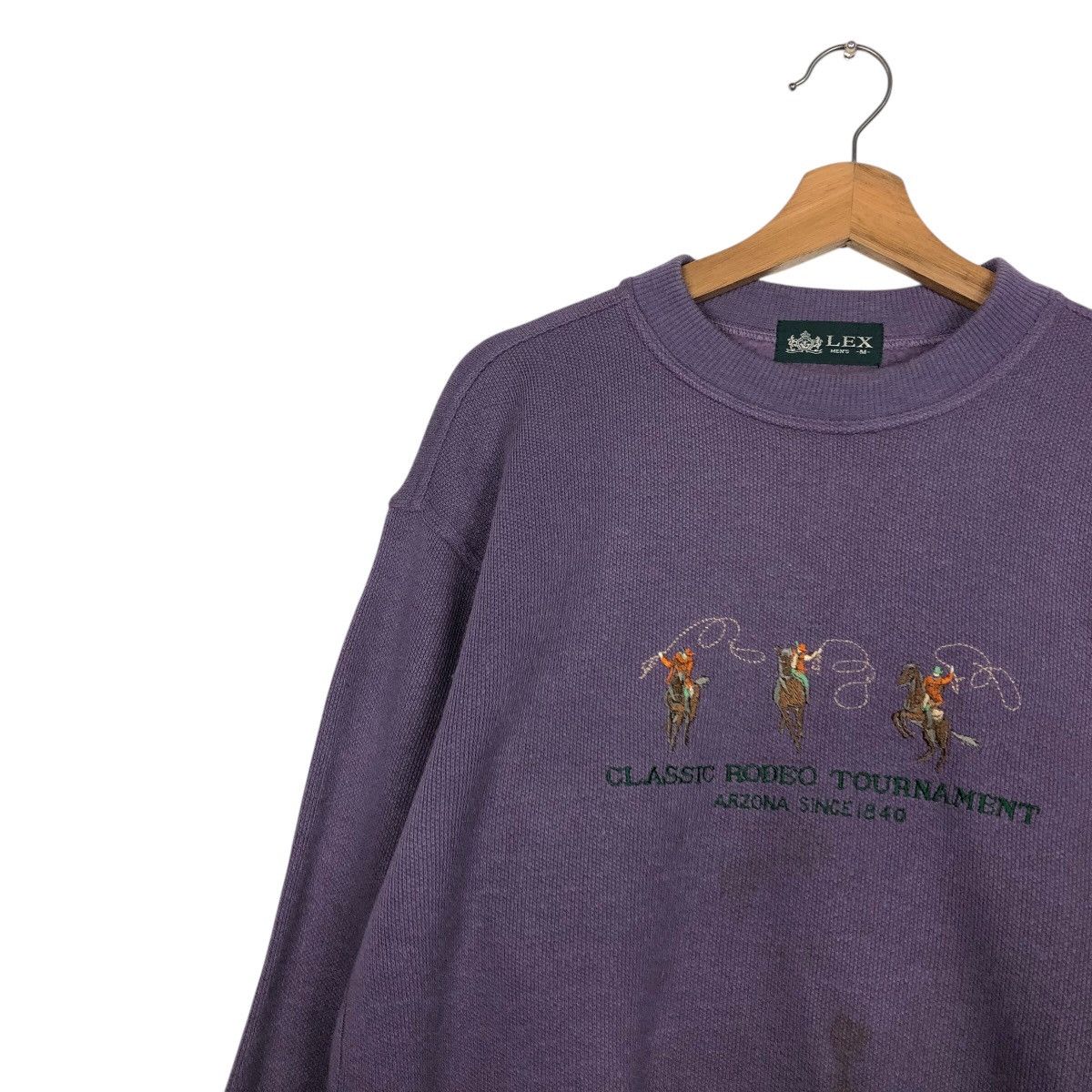 Issey Miyake 📌Vintage Sweatshirt Lex Big Logo Over Print Embroidery Size US M / EU 48-50 / 2 - 8 Thumbnail