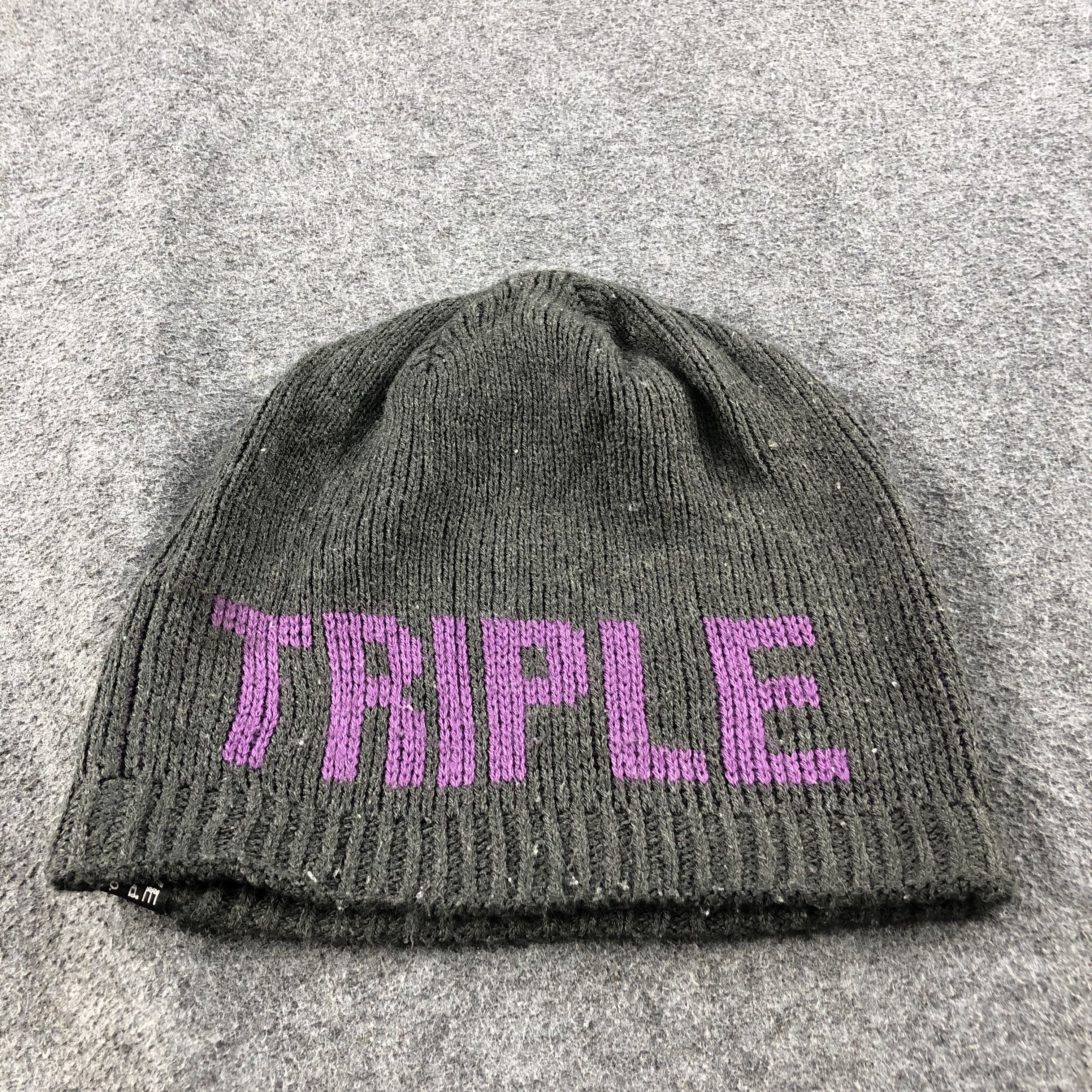 Japanese Brand Unknown Double Triple Grey Beanie Snowcap Snow Hat B335 Size ONE SIZE - 5 Thumbnail