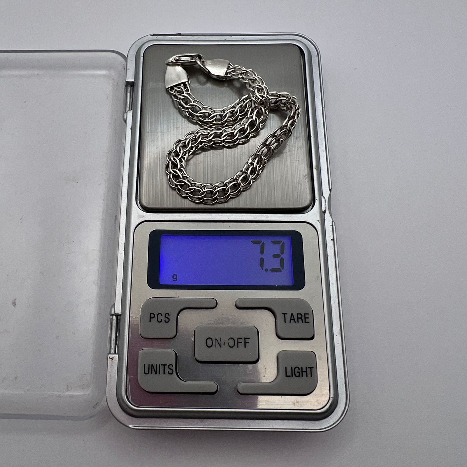 Sterling Silver Vintage 925 Sterling Silver Bracelet Jewelry 7.3g Size ONE SIZE - 7 Thumbnail