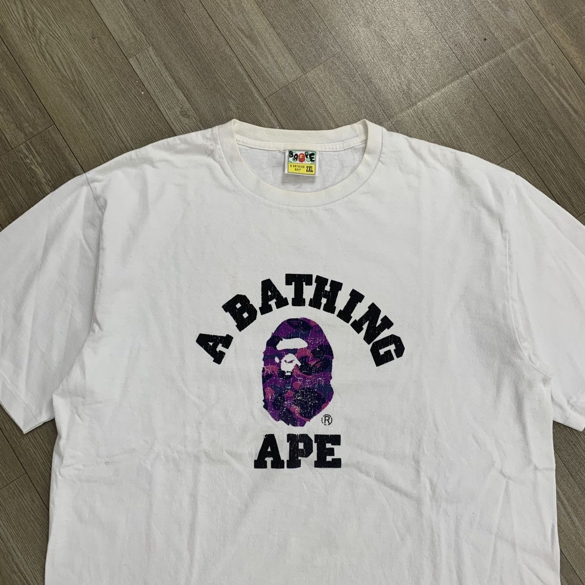 Bape A Bathing Ape Color Camo College Tee Bape Iconic Size US XXL / EU 58 / 5 - 2 Thumbnail