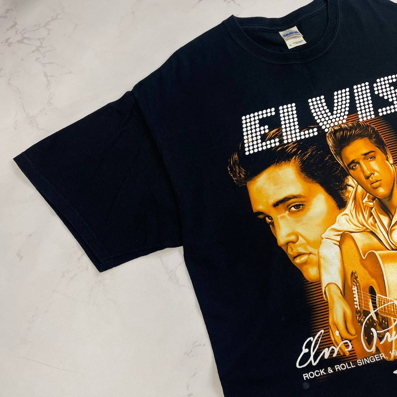 Vintage Vintage Rock Tee Elvis Presley vintage t-shirt size XL Size US XL / EU 56 / 4 - 4 Thumbnail