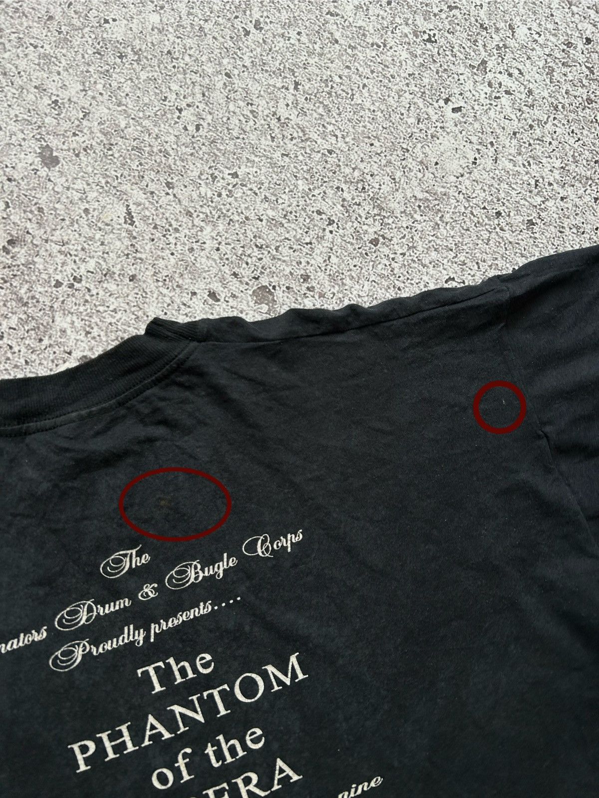 Vintage Vintage 1990’s Phantom Of The Opera Horror Retro T-Shirt Size US XL / EU 56 / 4 - 11 Thumbnail