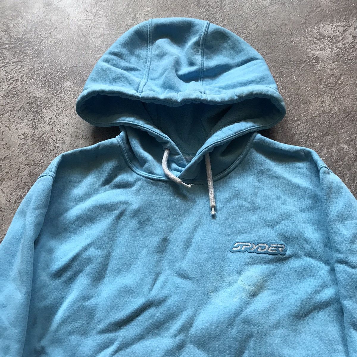 Vintage Vintage Spyder Y2K Hoodie Sun Faded Streetwear Skate Baggy S Size S / US 4 / IT 40 - 3 Thumbnail
