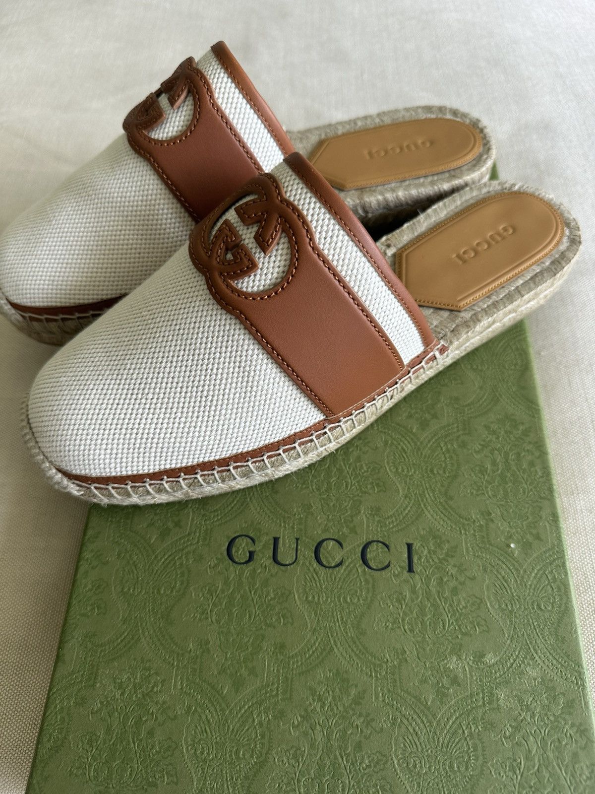 Gucci Gucci GG Interlocked Espadrilles Size US 8.5 / EU 41-42 - 1 Thumbnail