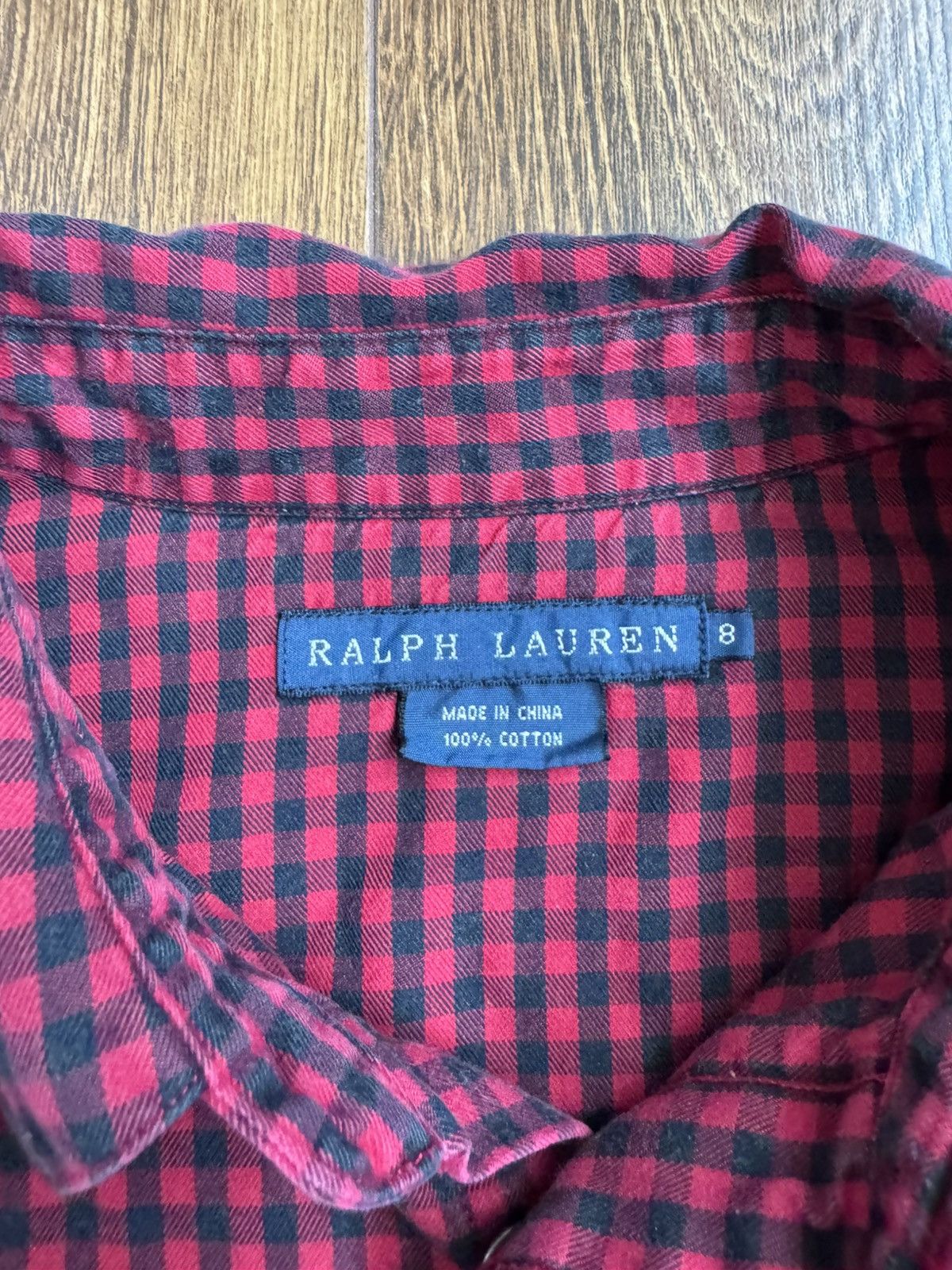 Ralph Lauren Ralph Lauren Ladies Red/black Check Shirt UK Size 8 Size S / US 4 / IT 40 - 8 Thumbnail