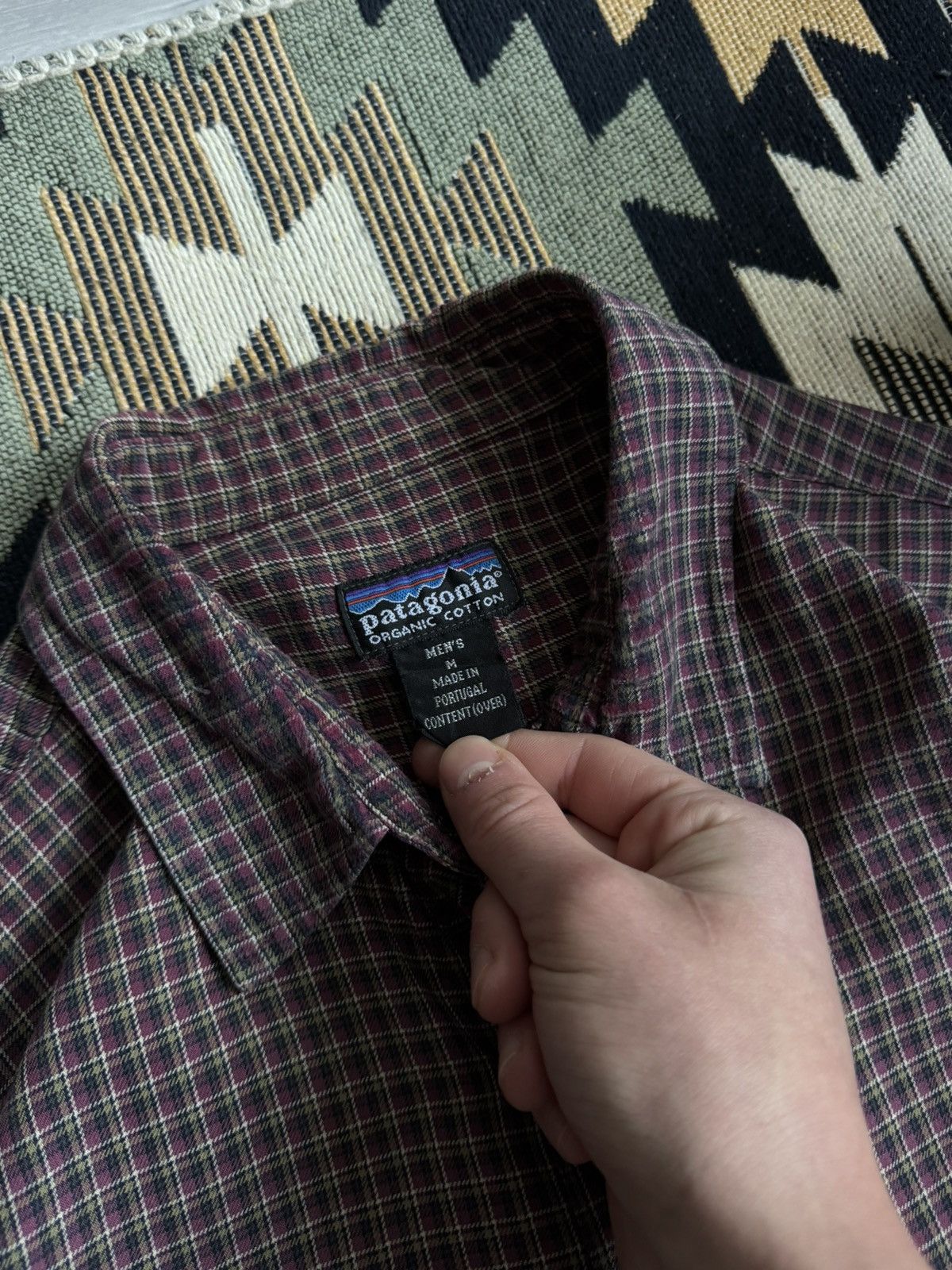 Patagonia Vintage 90’s Patagonia Organic Cotton ButtonUp Flannel Shirt Size US M / EU 48-50 / 2 - 9 Thumbnail