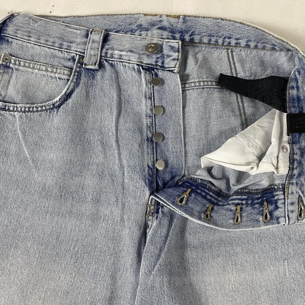 Zara Zara y2k style distressed jeans pants Size US 35 - 6 Thumbnail