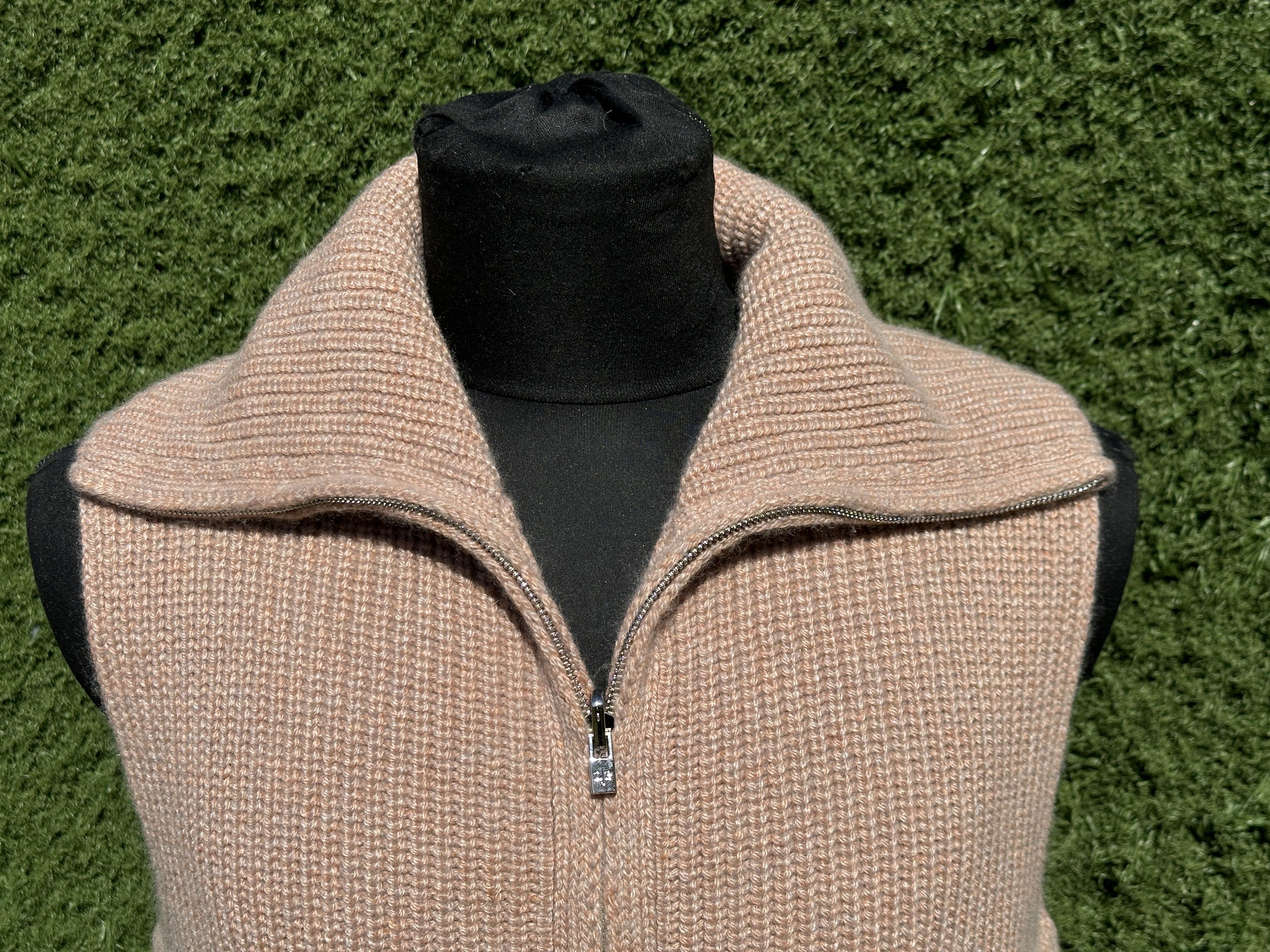 Loro Piana Loro Piana Davenport Cashmere Vest Funnel Neck Knit One Size Size ONE SIZE - 9 Thumbnail