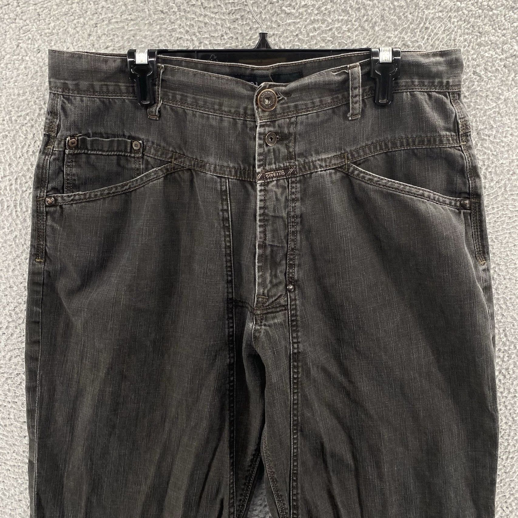 VINTAGE Girbaud Jeans Men 38 Relaxed Wide-Leg Cotton Denim - Main Image