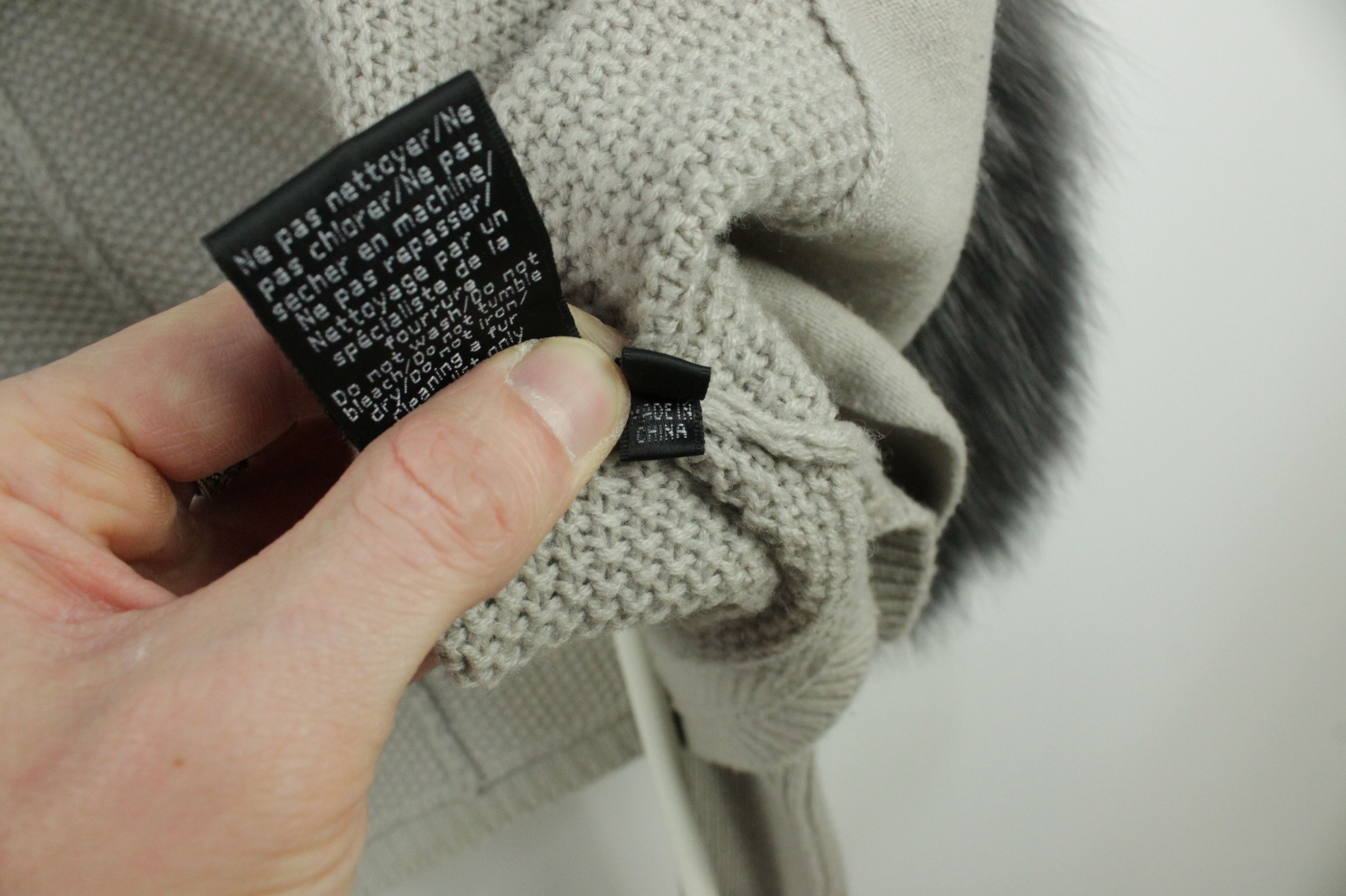 Other MAX&MOI Paris Knit Cashmere Wool Fox Fur Cardigan Jacket Size M / US 6-8 / IT 42-44 - 13 Thumbnail